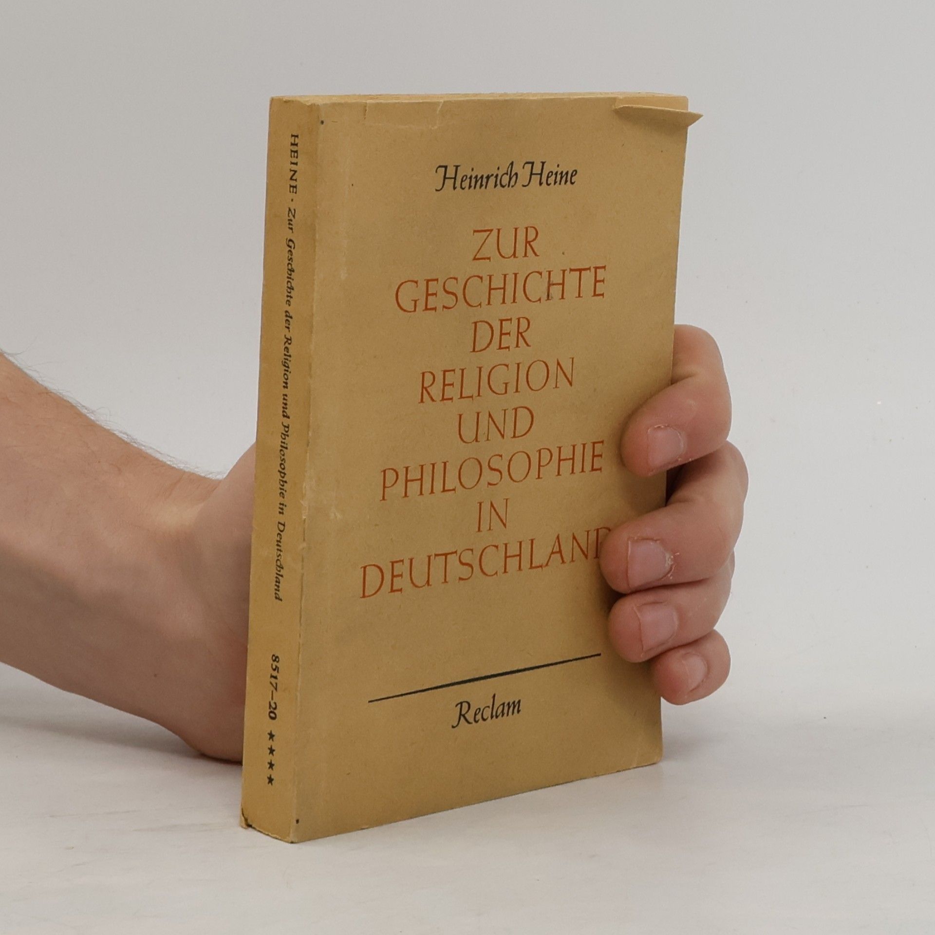 Zur Geschichte der Religion und Philosophie in Deutschland