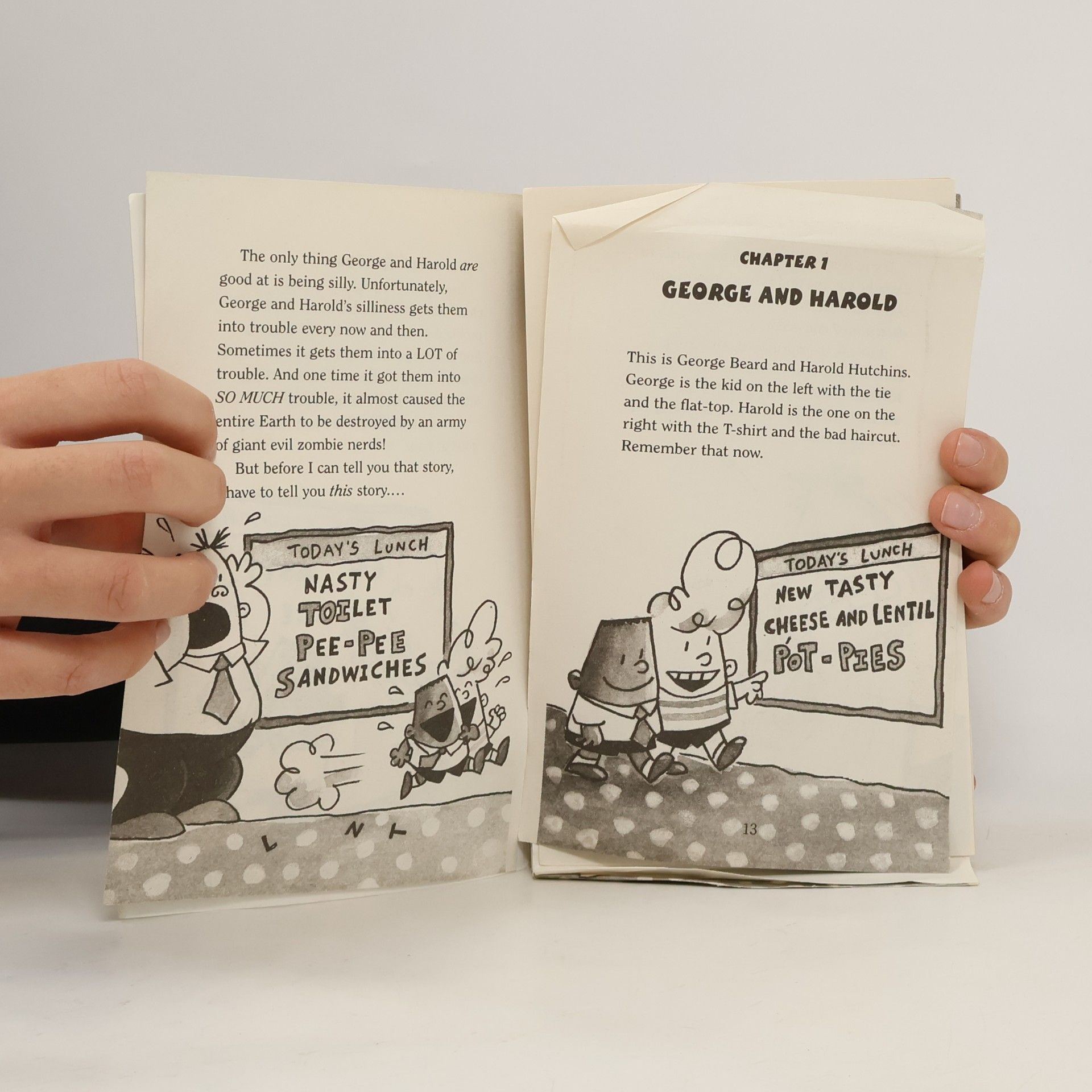 Dav Pilkey Captain Underpants and the invasion of the incredibly naught cafeteria ladies from outer space
