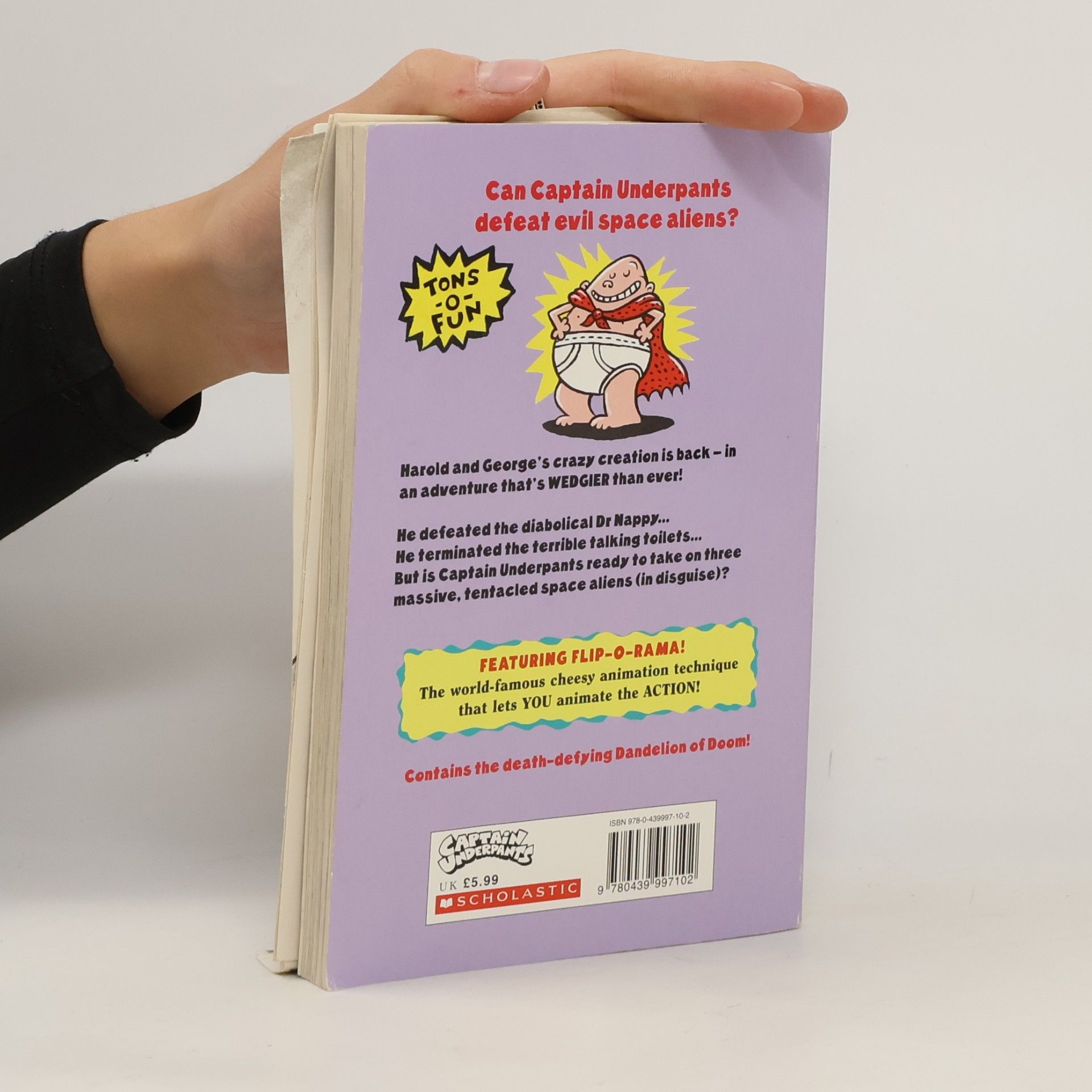 Dav Pilkey Captain Underpants and the invasion of the incredibly naught cafeteria ladies from outer space