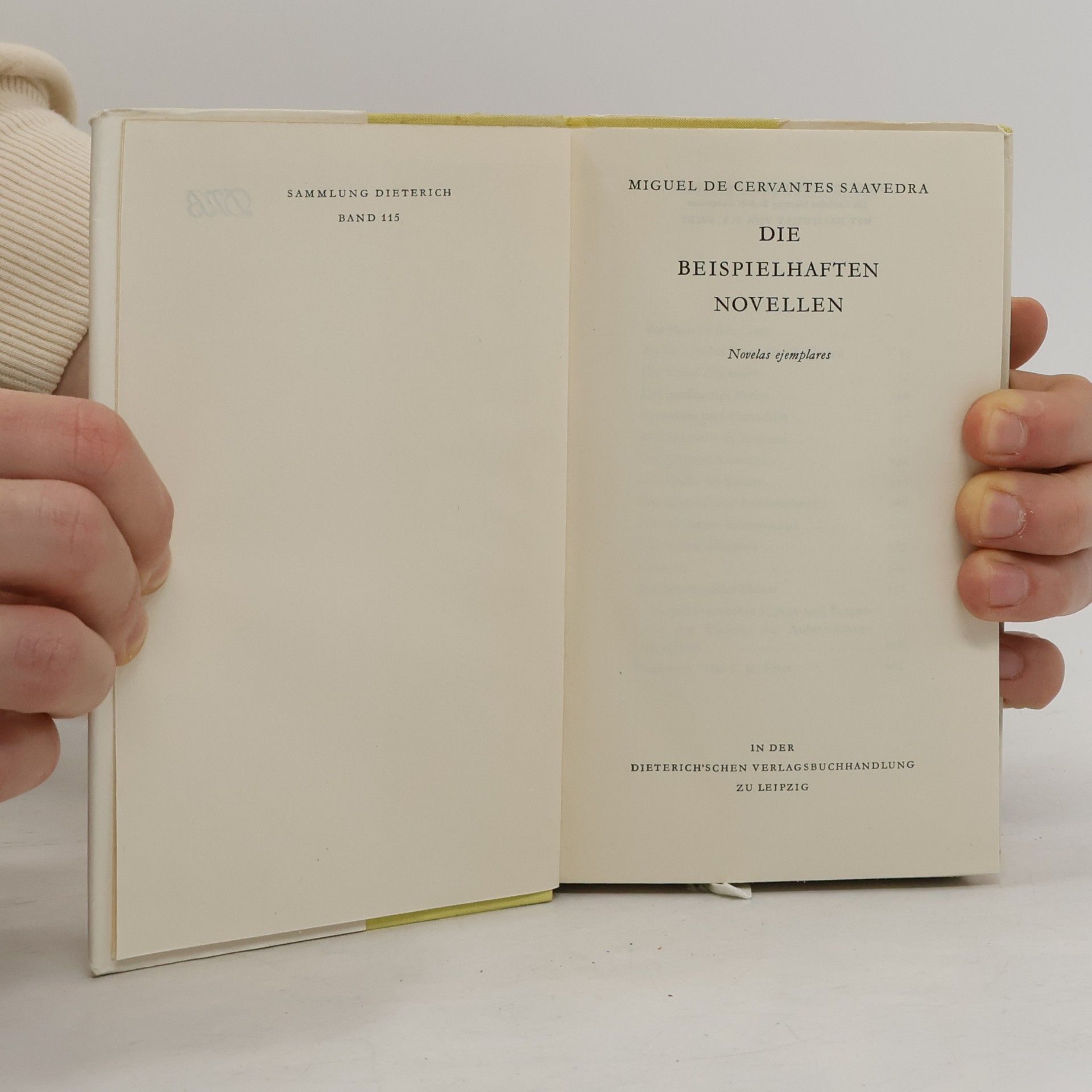 Miguel de Cervantes Die Beispielhaften Novellen