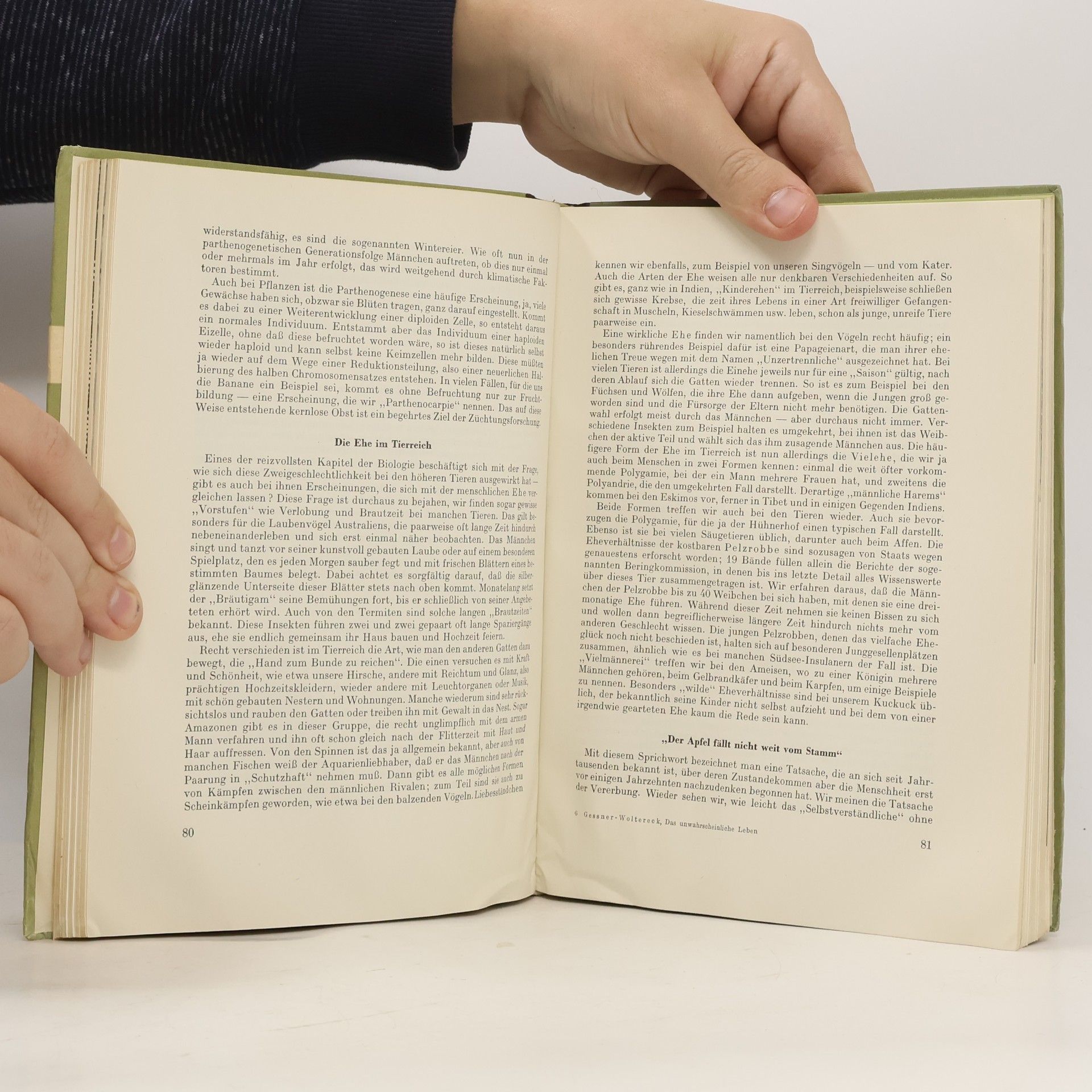 Heinz Woltereck Das unwahrscheinliche Leben