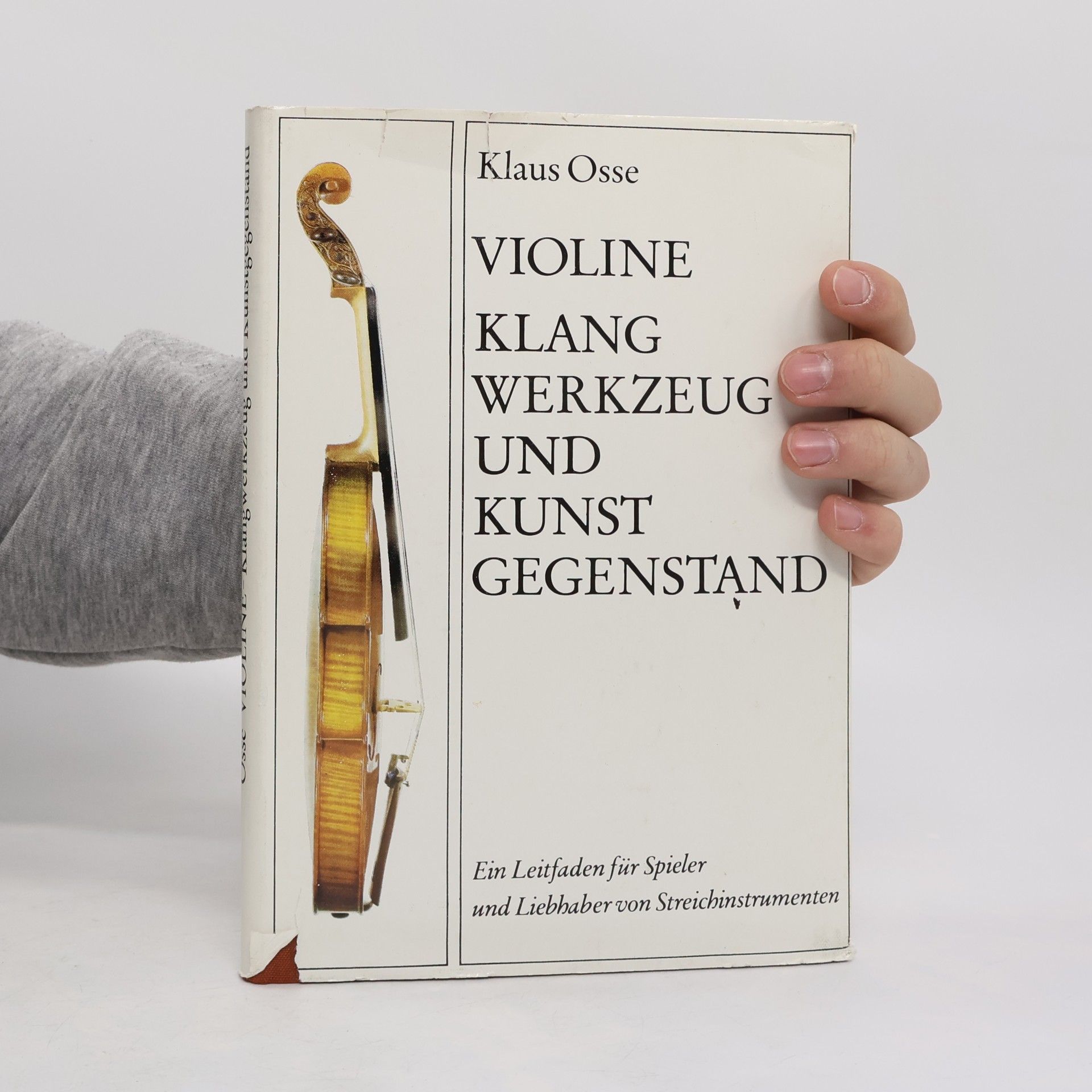 Klaus Osse LIVRE SUR LA MU: Violine, Klangwerkzeug und Kunstgegenstand