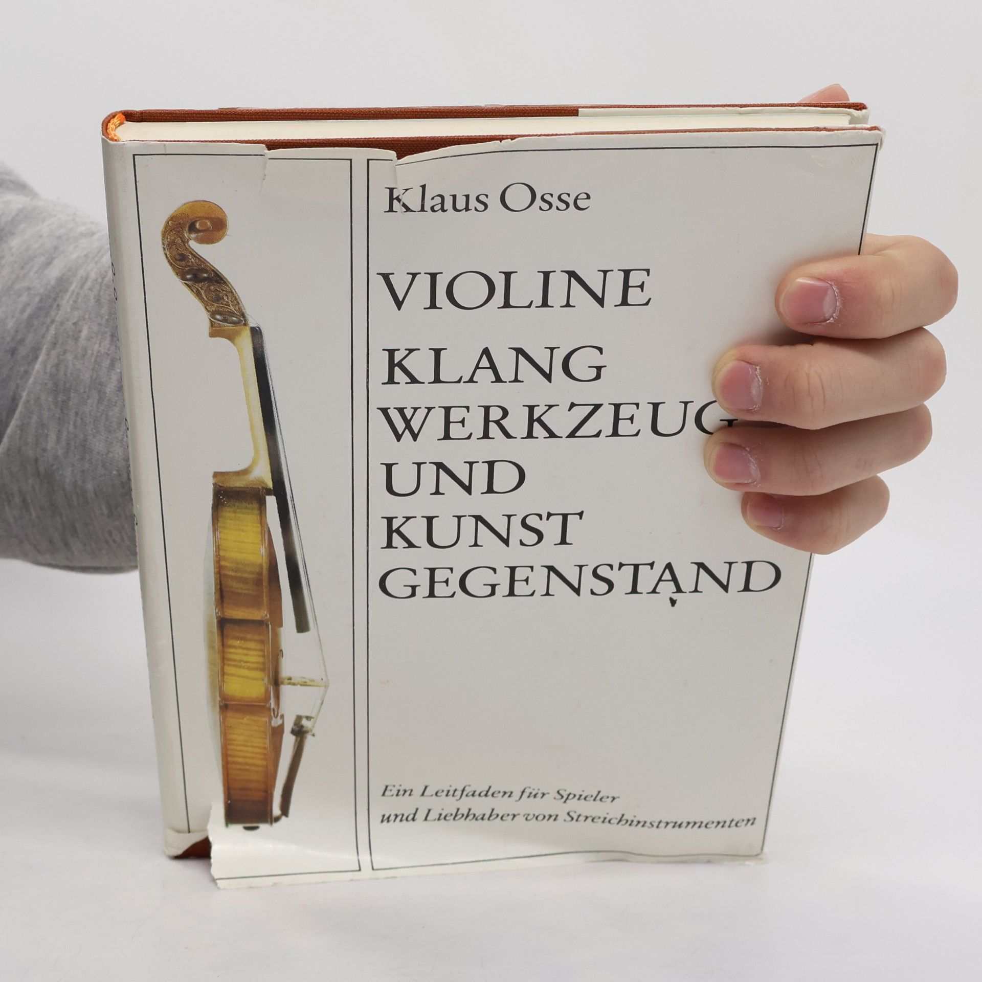 Klaus Osse LIVRE SUR LA MU: Violine, Klangwerkzeug und Kunstgegenstand