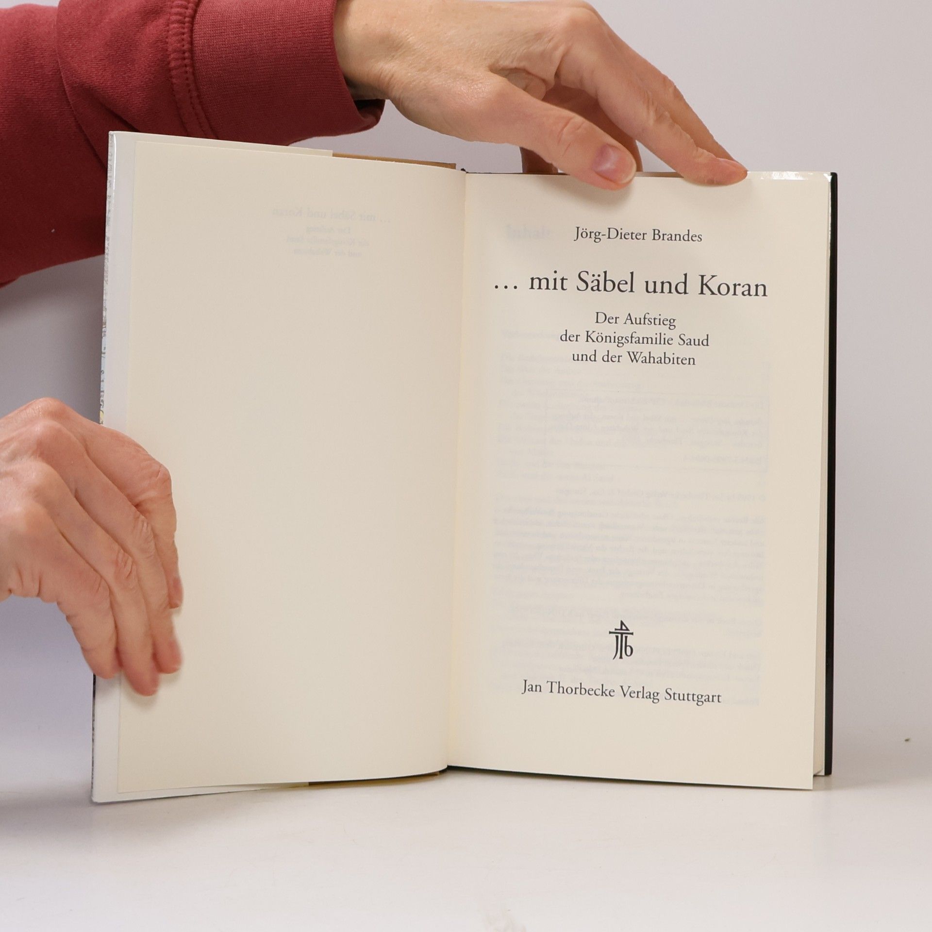 Dieter Brandes ... mit Säbel und Koran