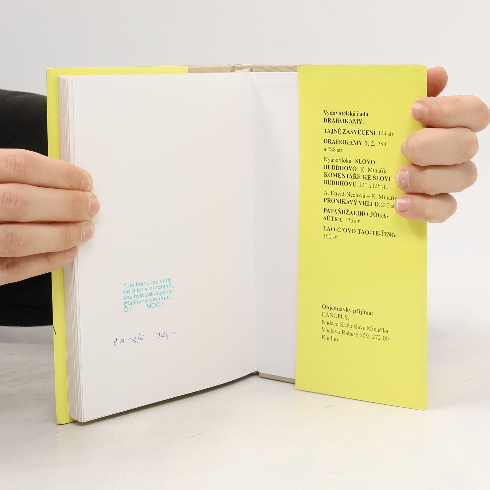 Květoslav Minařík Pataňdžáliho jógasútra