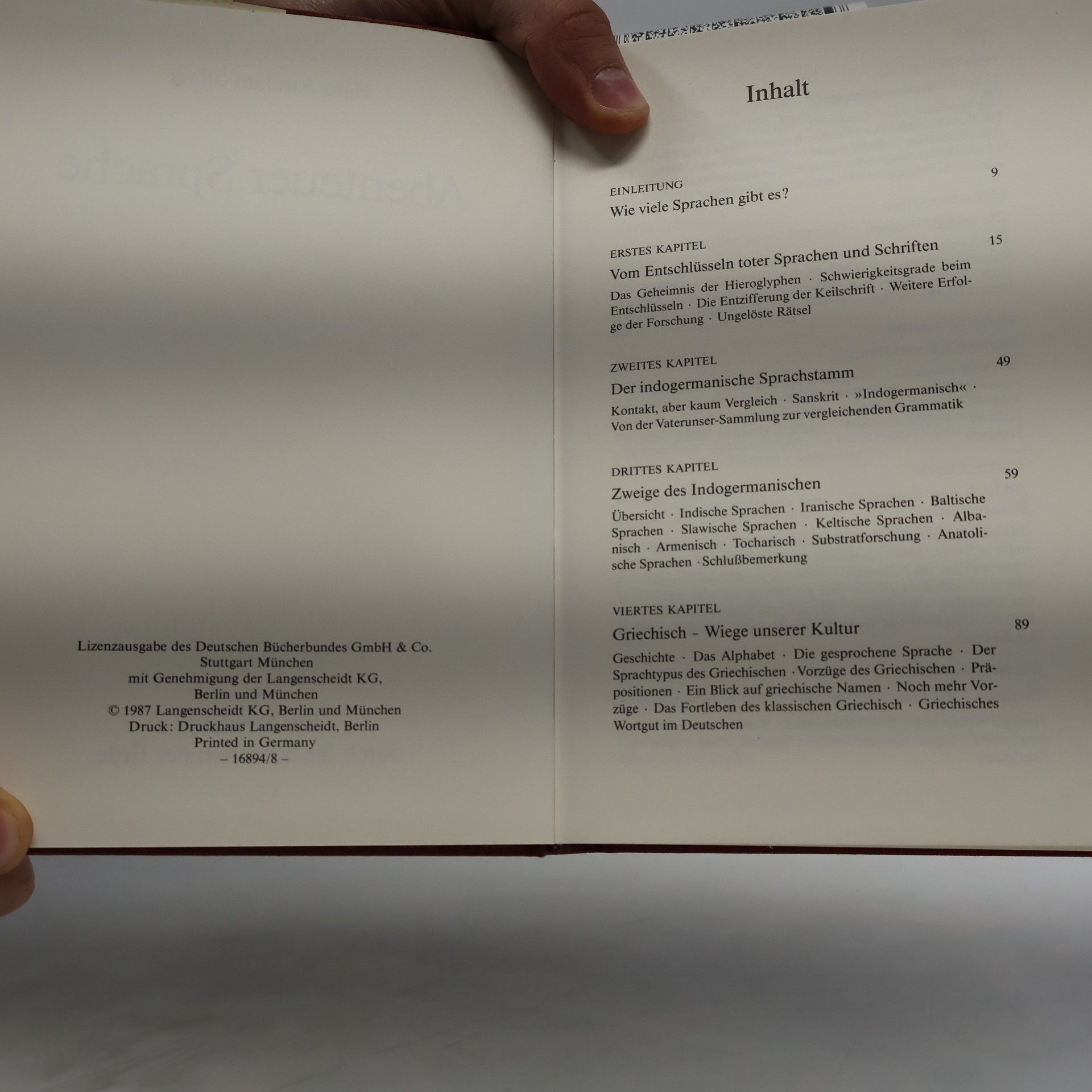 Hans Joachim Störig Abenteuer Sprache