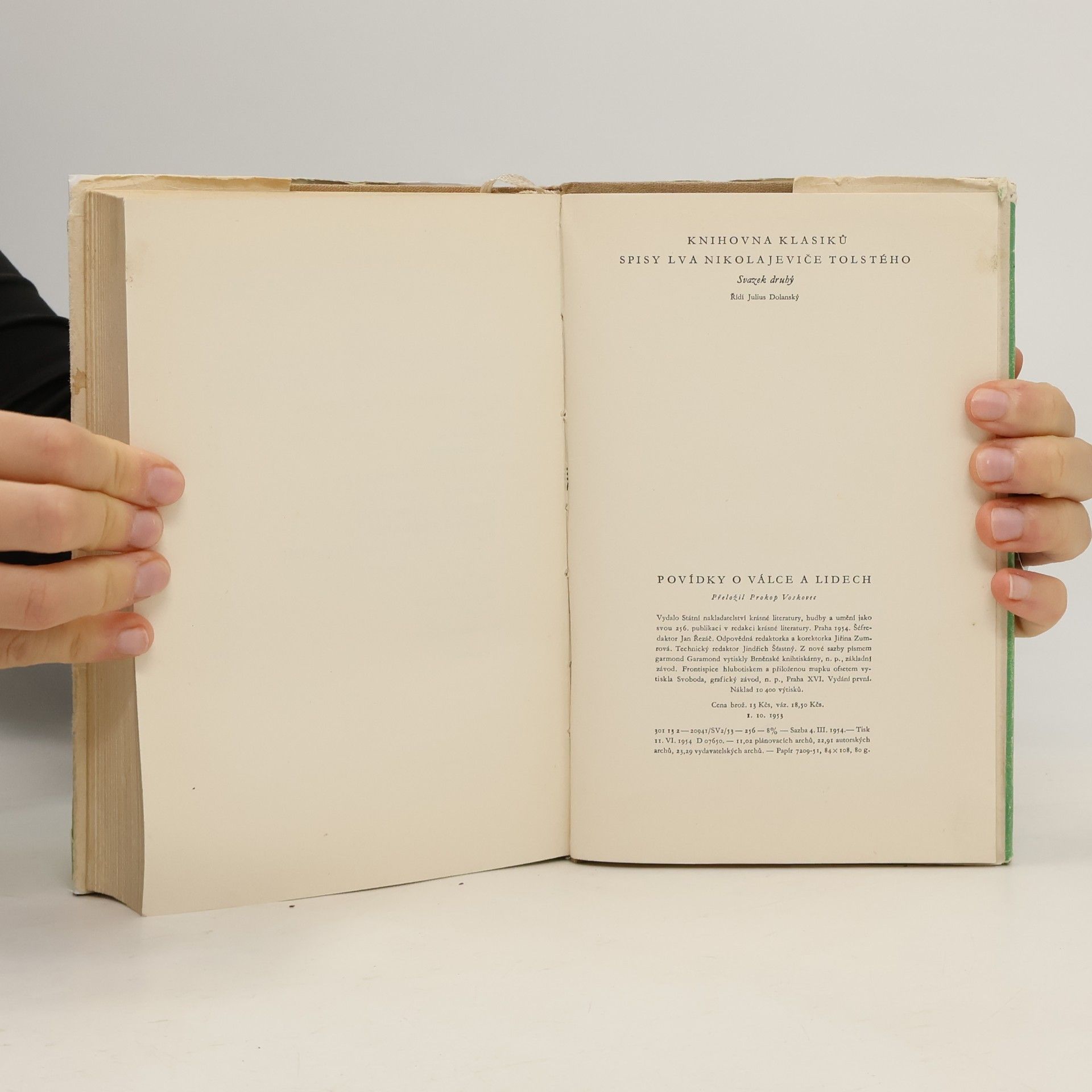 Léon Tolstoï Povídky o válce a lidech