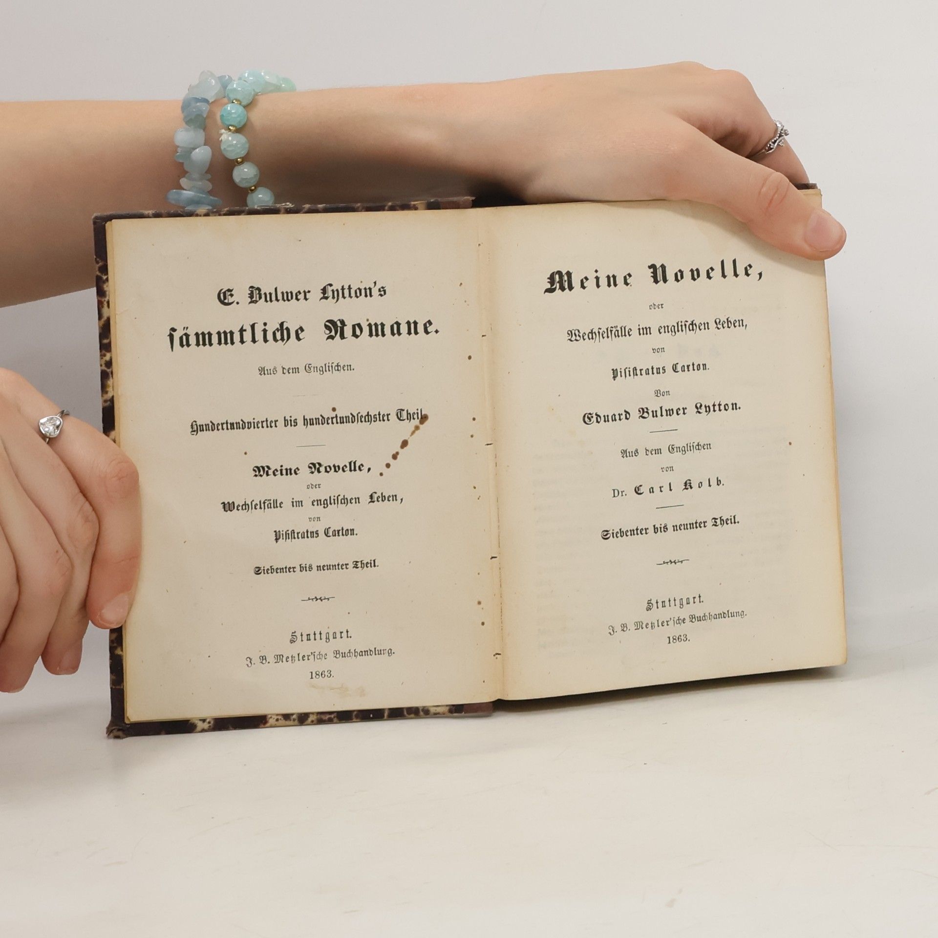 Edward Bulwer-Lytton Meine Novelle 7-13