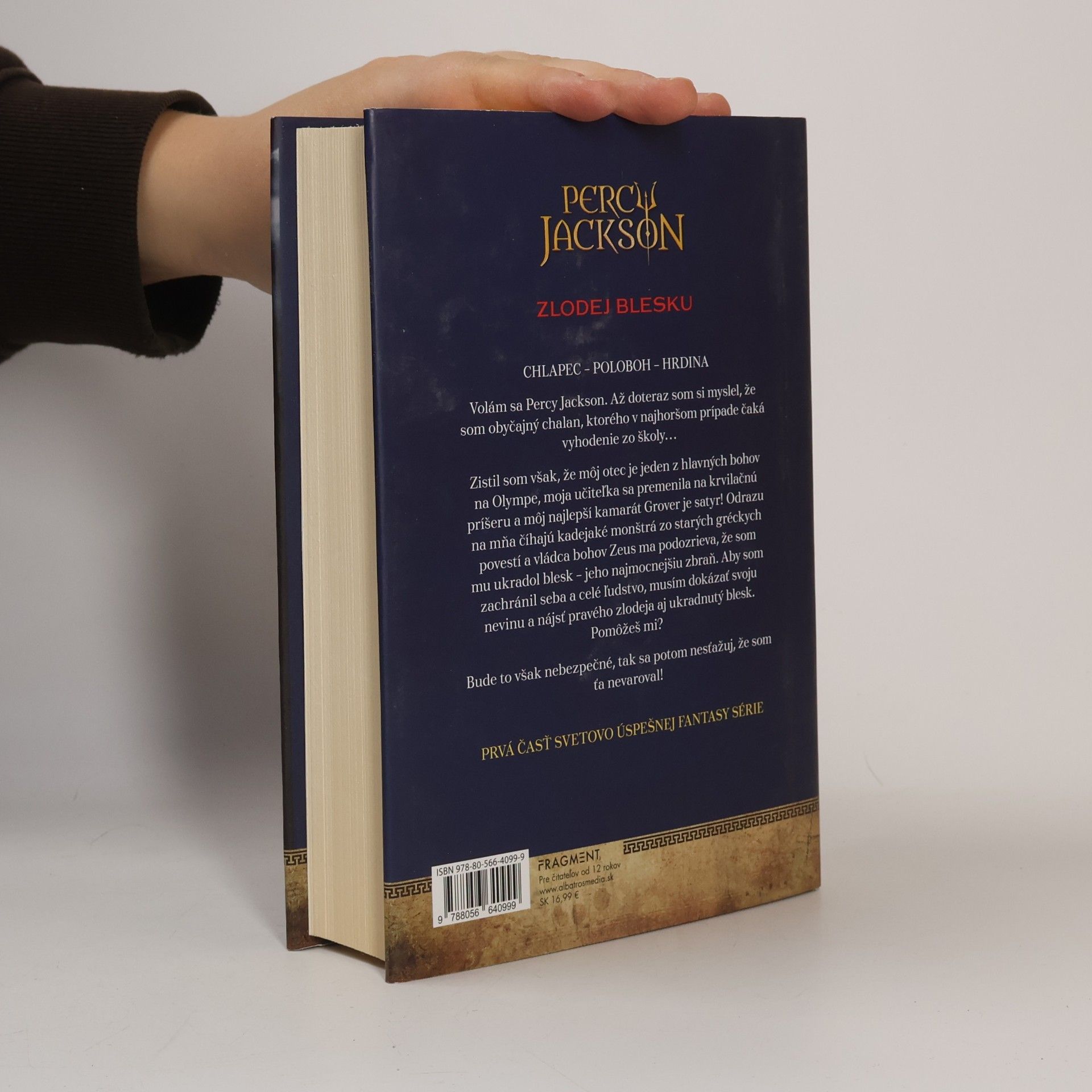 Rick Riordan Percy Jackson. Zlodej blesku