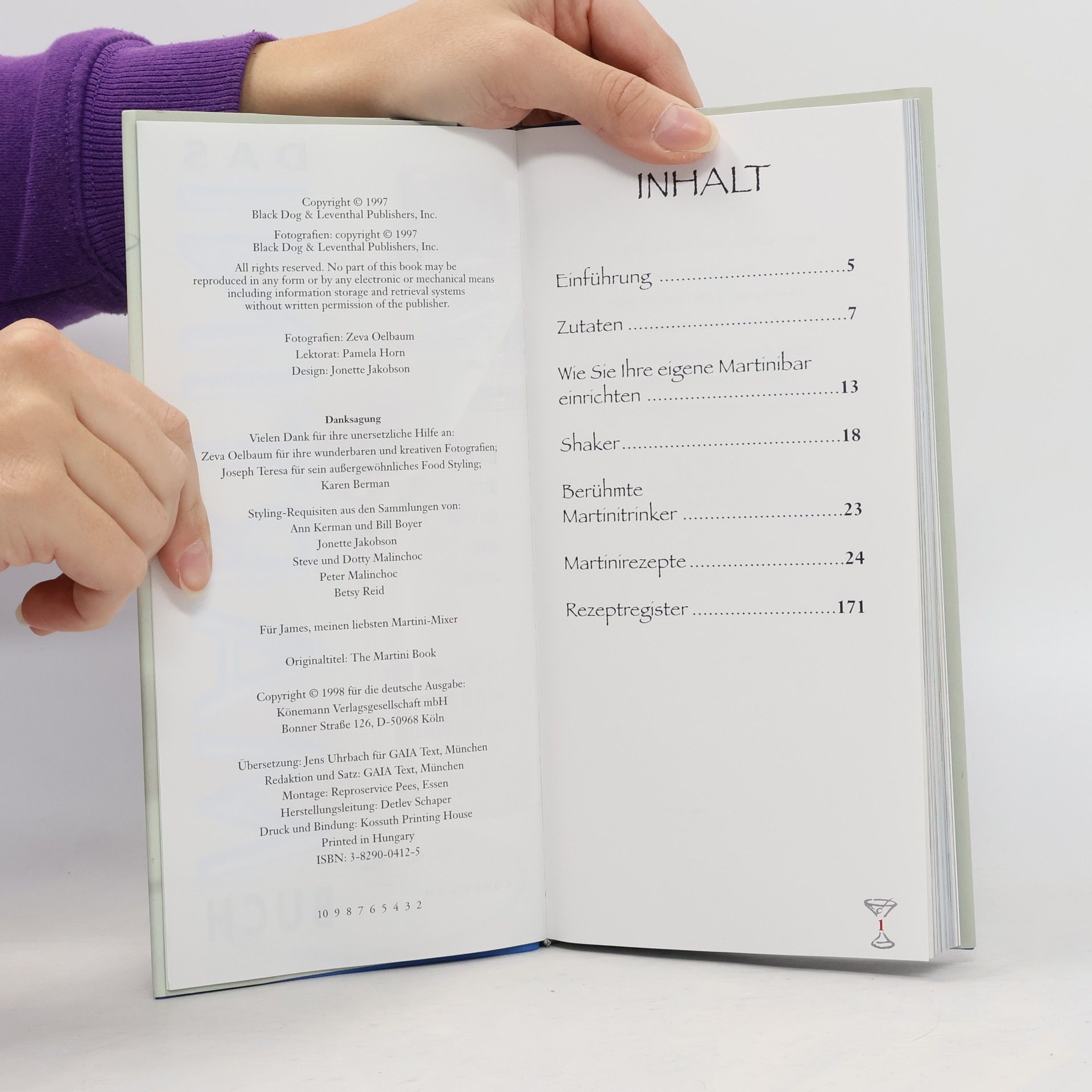 Sally Ann Berk Das Martini-Buch