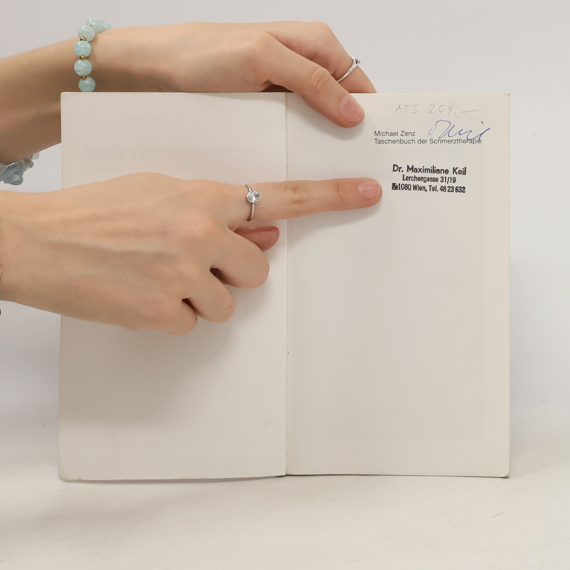 Michael Zenz Taschenbuch der Schmerztherapie