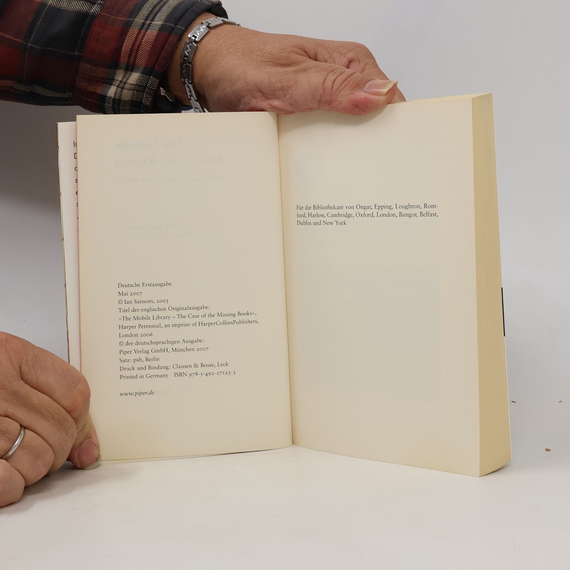 Ian Sansom Bücher auf Rädern