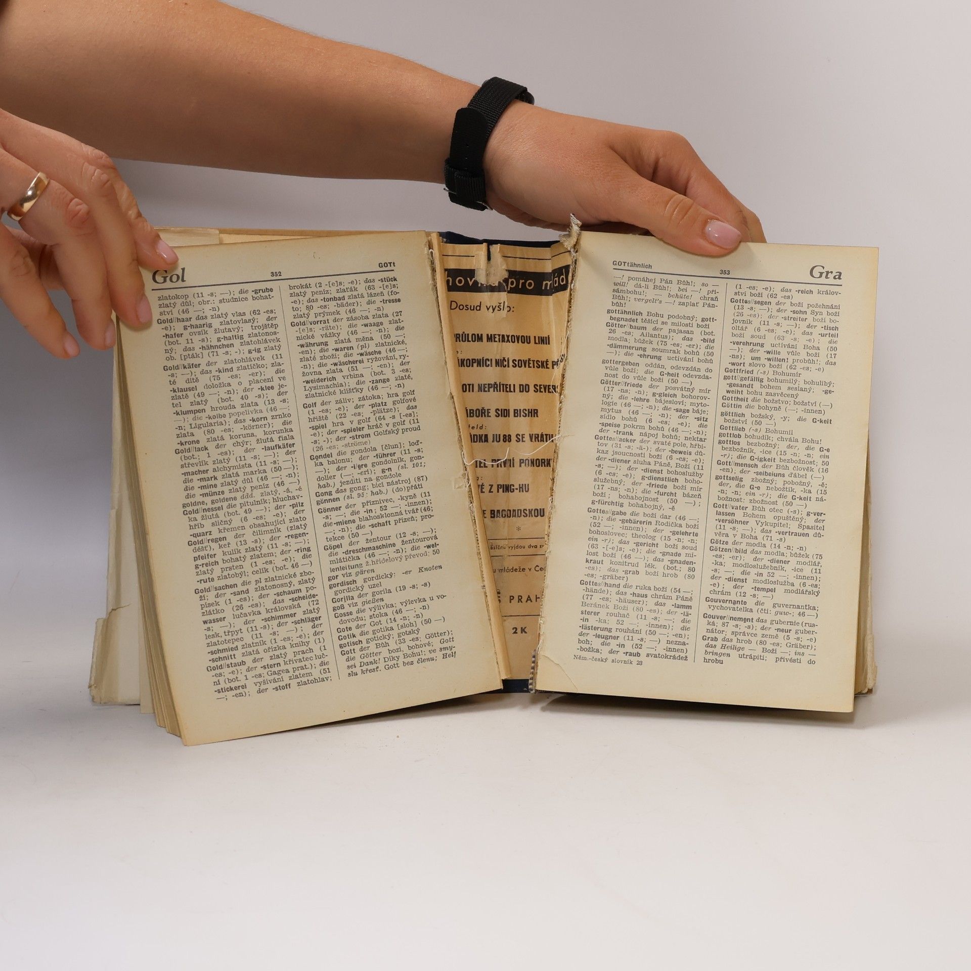 Karel Kumprecht Velký německo-český slovník Unikum