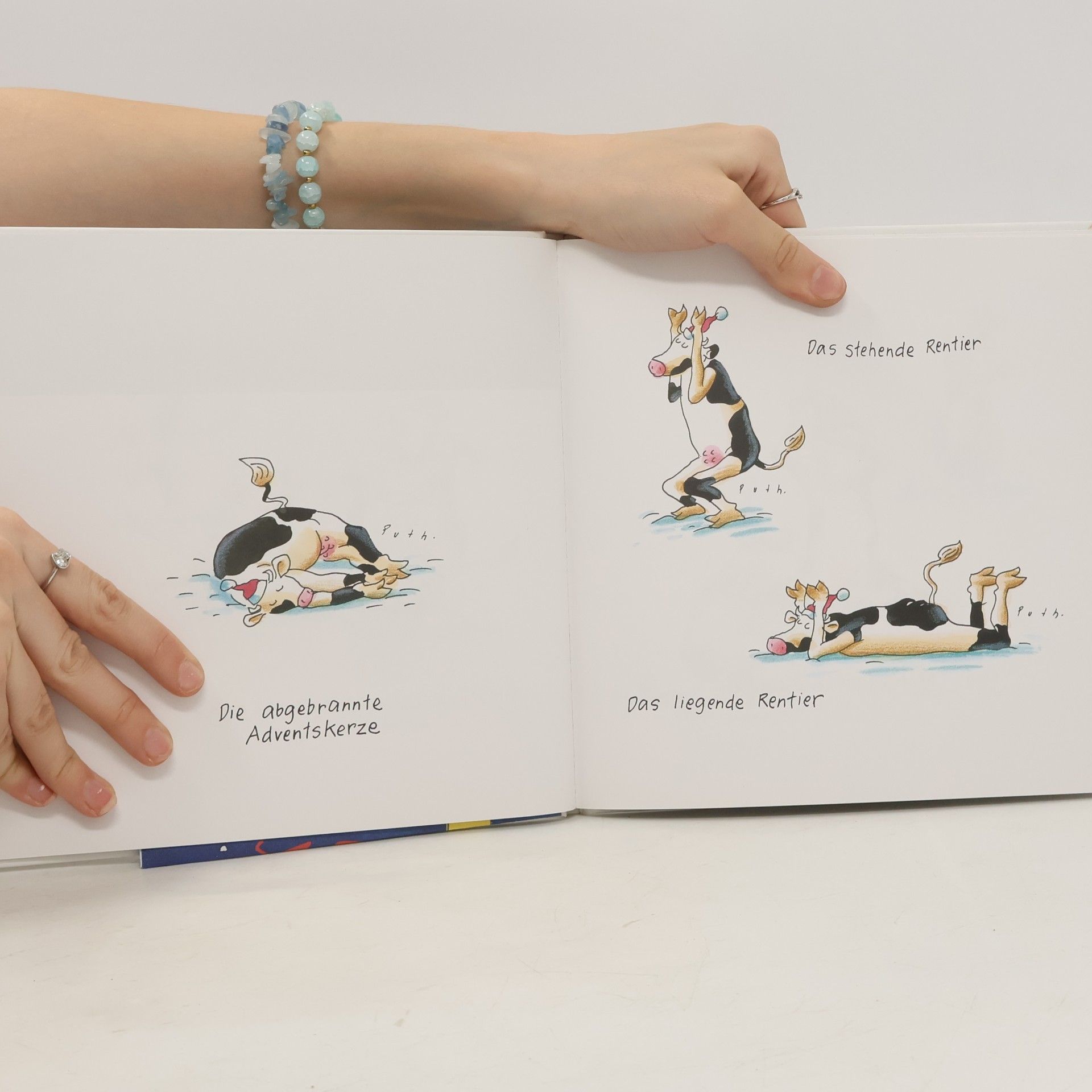 Klaus Puth Fröhliche Weihnachten mit den Yoga-Kühen