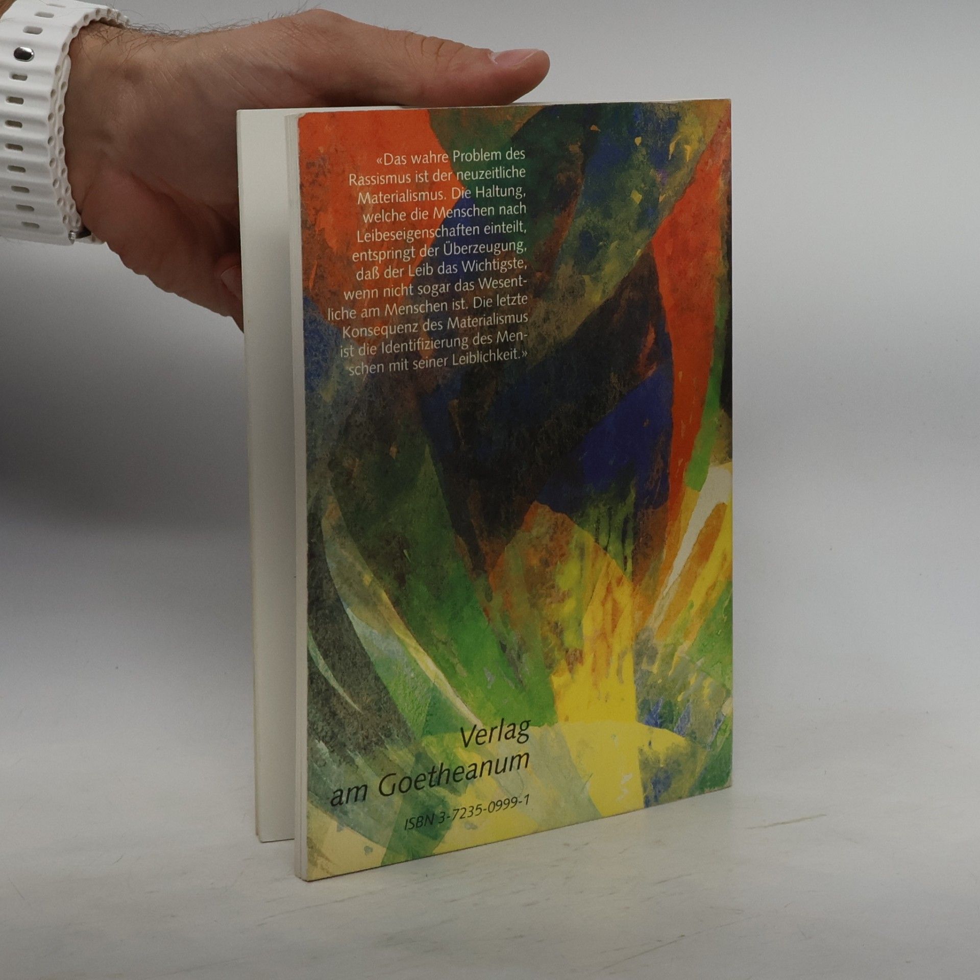 Pietro Archiati Die Überwindung des Rassismus durch die Geisteswissenschaft Rudolf Steiners
