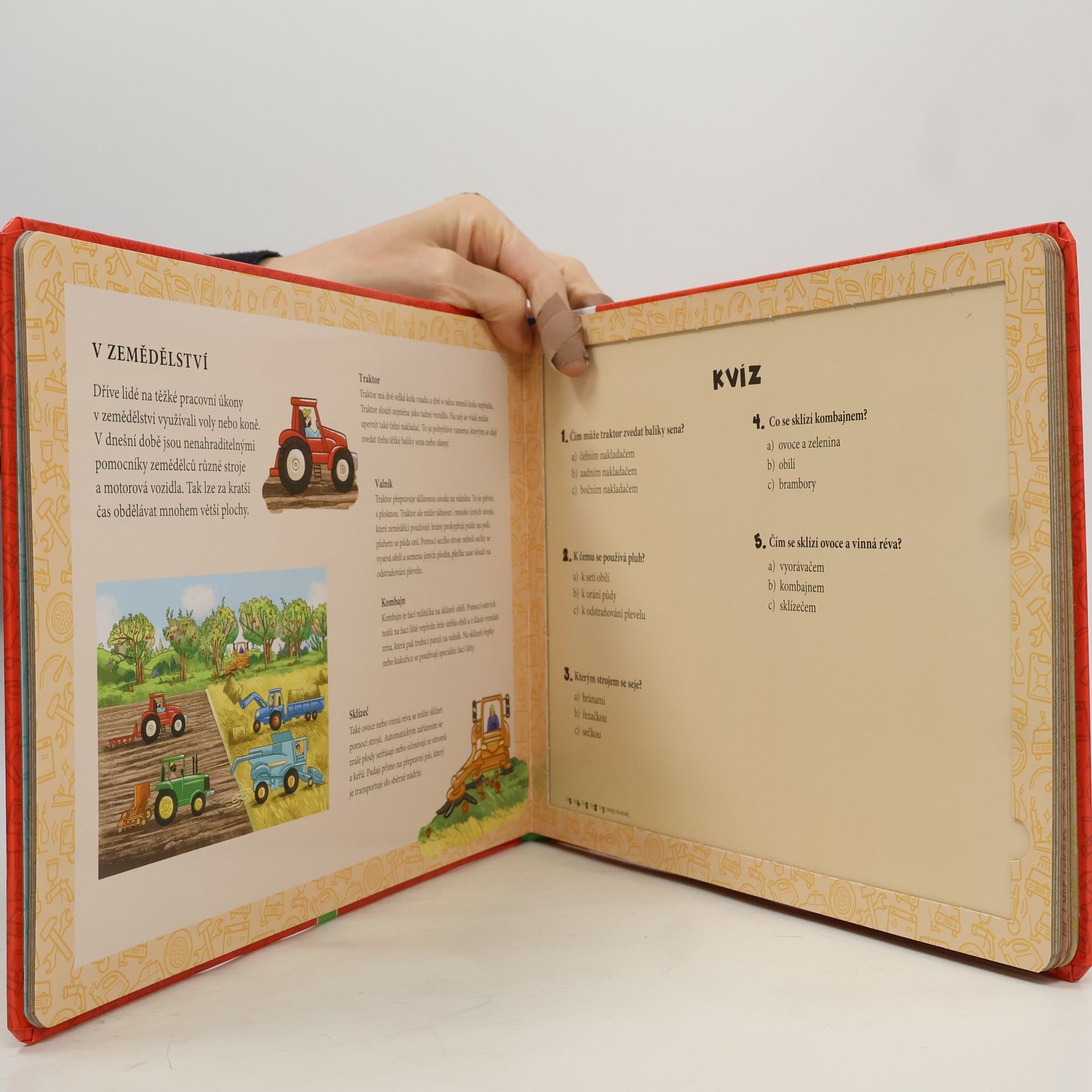 Luise Holthausen Mojde knížka s puzzle. Dopravní prostředky
