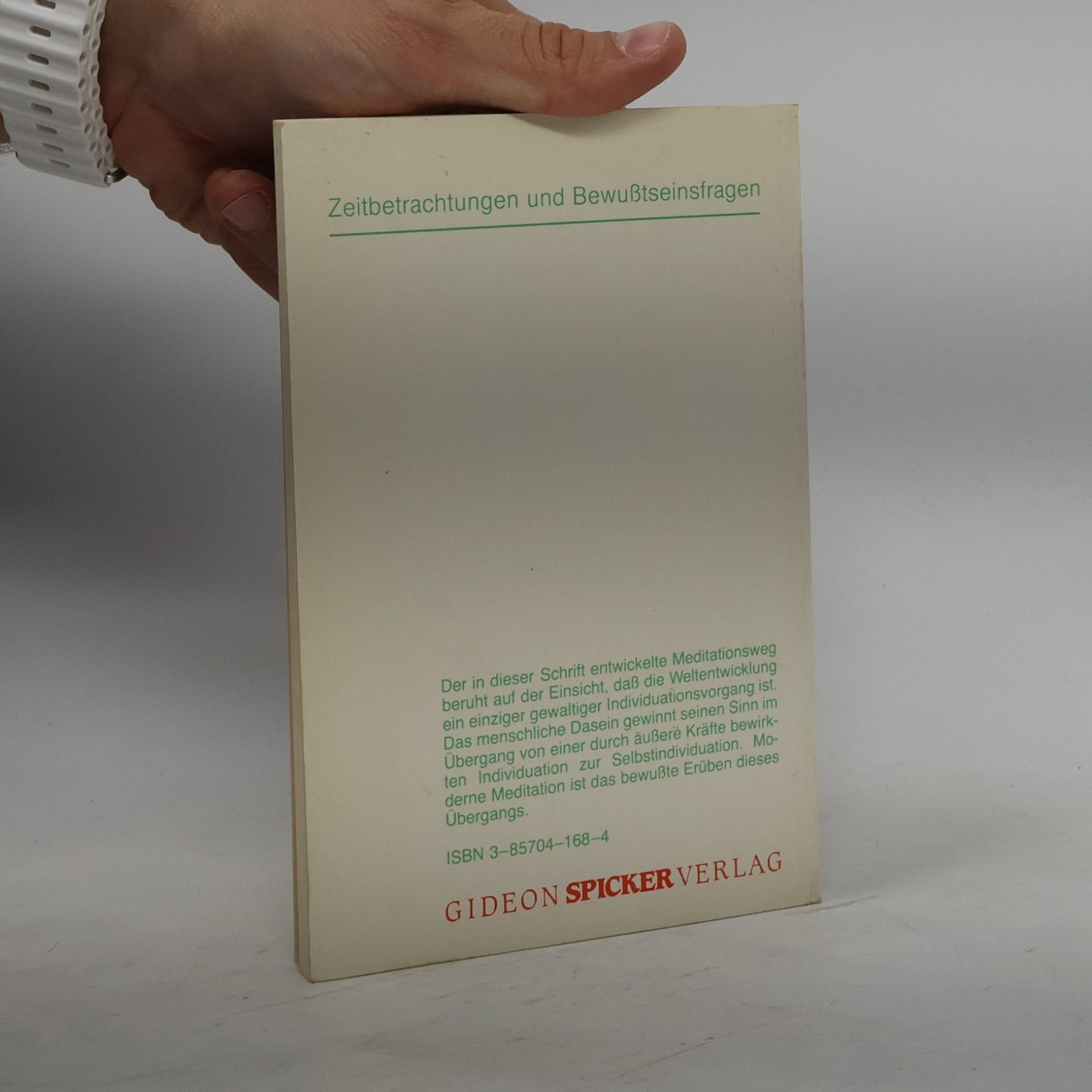 Herbert Witzenmann Was ist Meditation?
