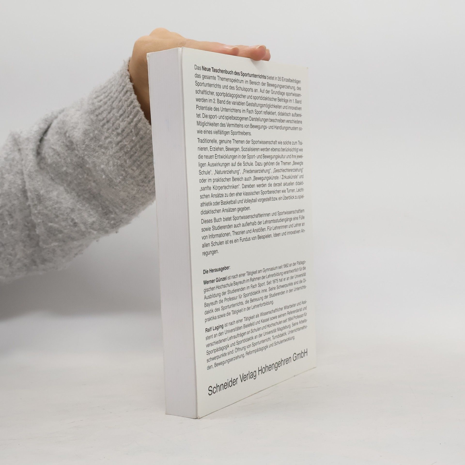Werner Günzel Neues Taschenbuch des Sportunterrichts