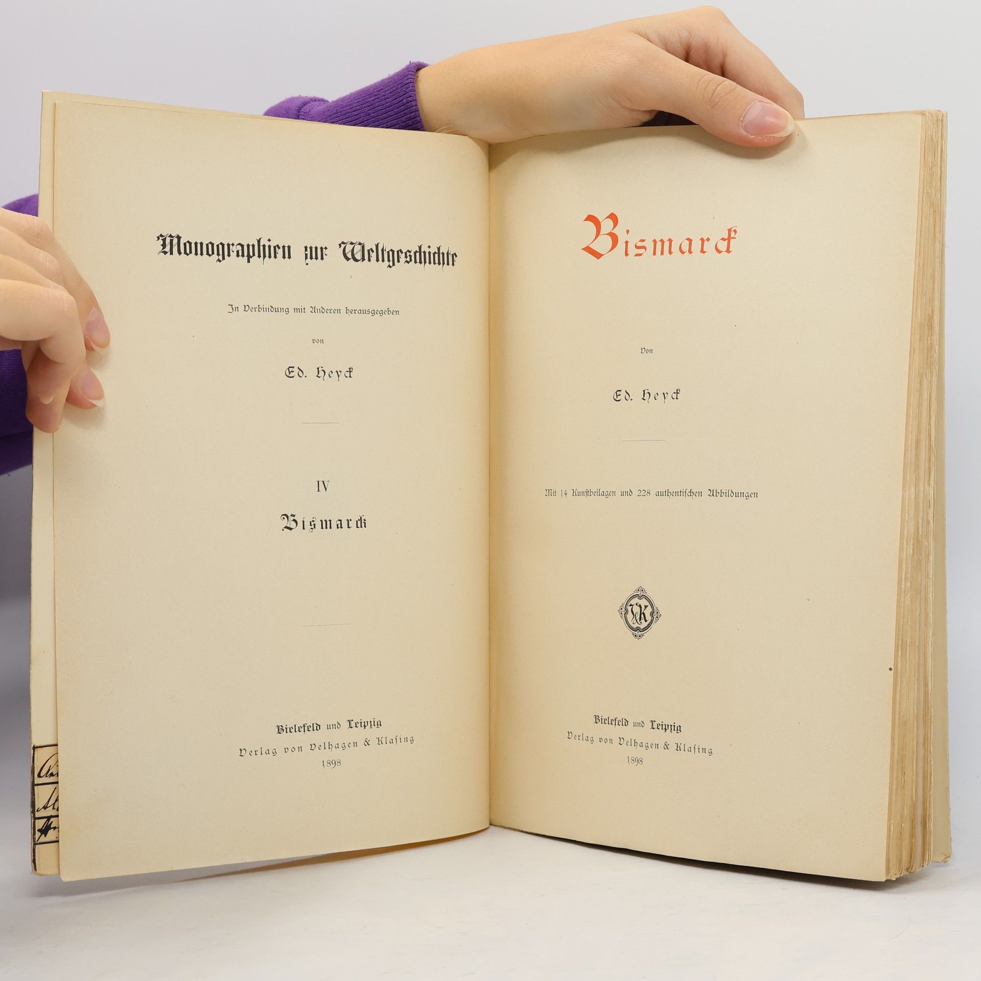 Ed. Heyck Monographien zur Weltgeschichte IV.