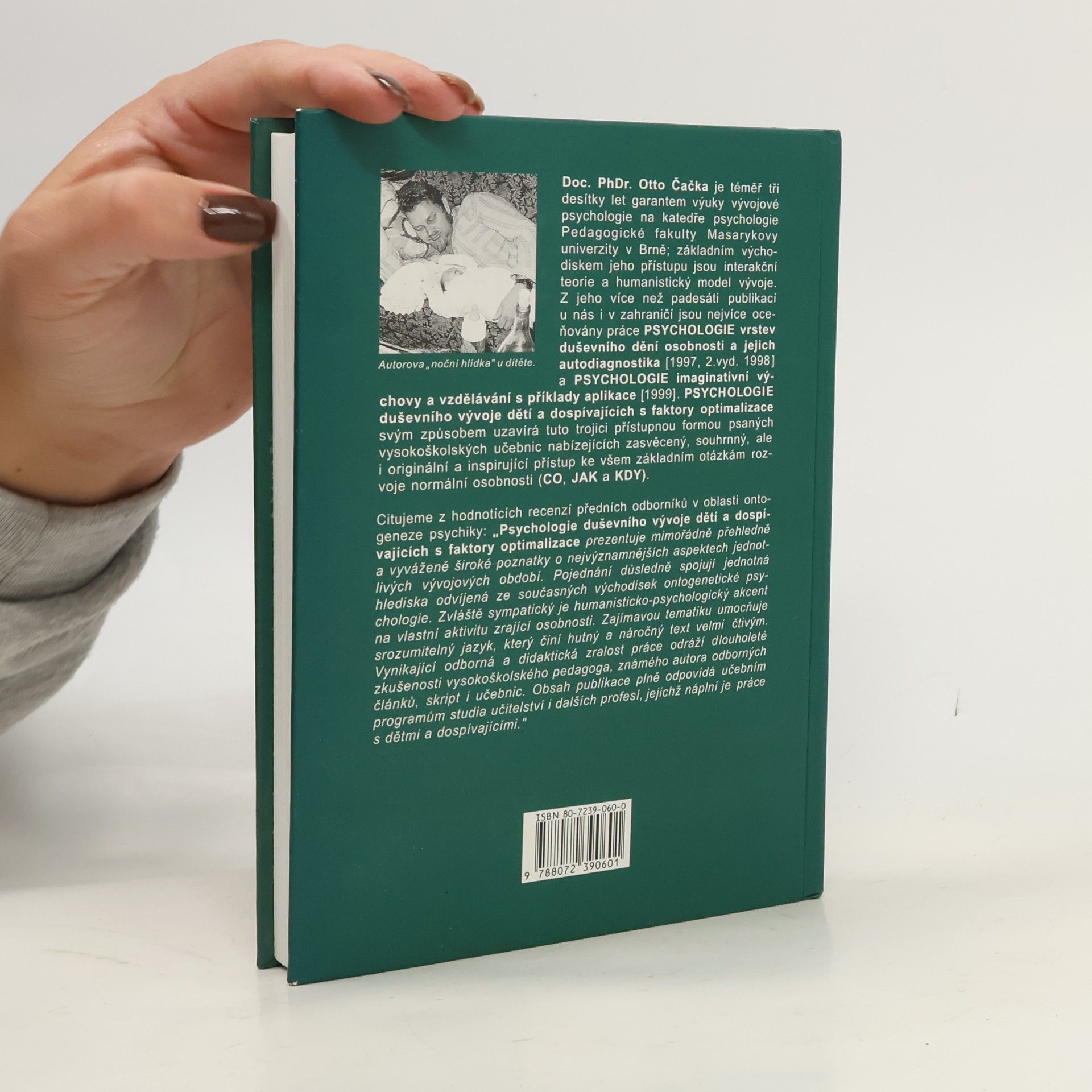 Otto Čačka Psychologie duševního vývoje dětí a dospívajících s faktory optimalizace