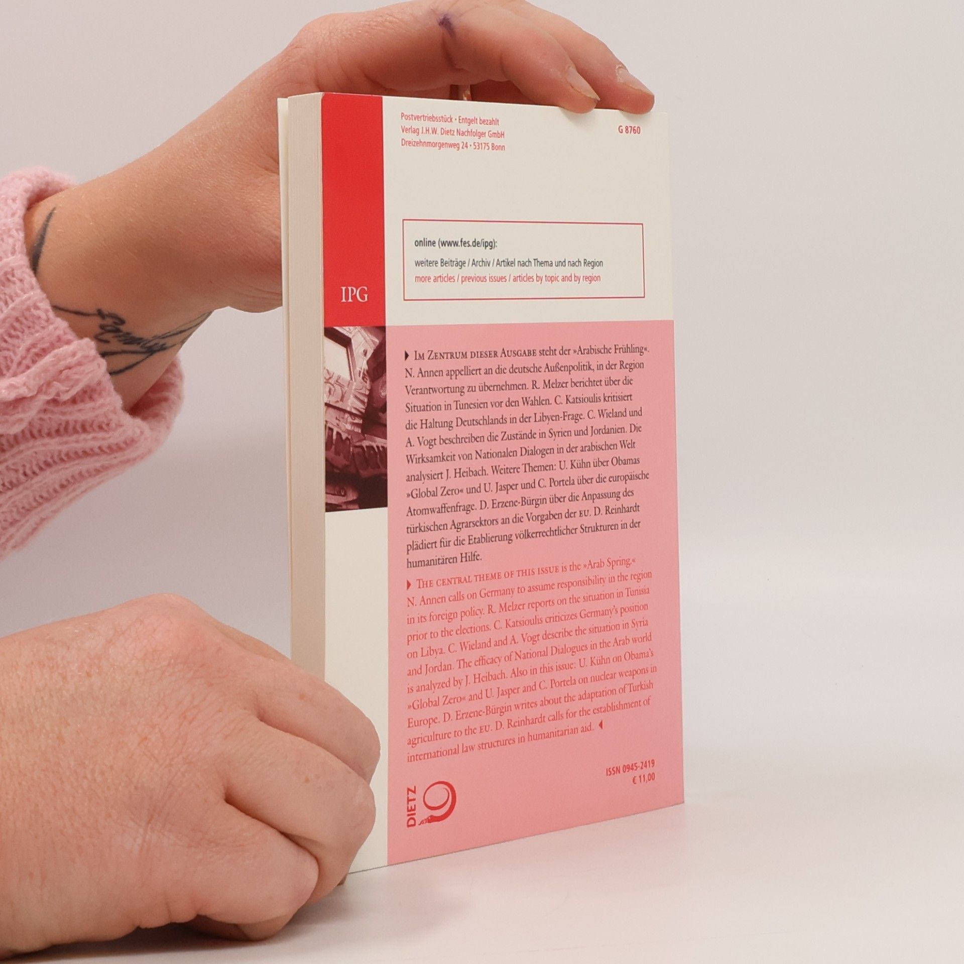 Various authors Internationale Politik und Gesellschaft. International Politics and Society 4/2011