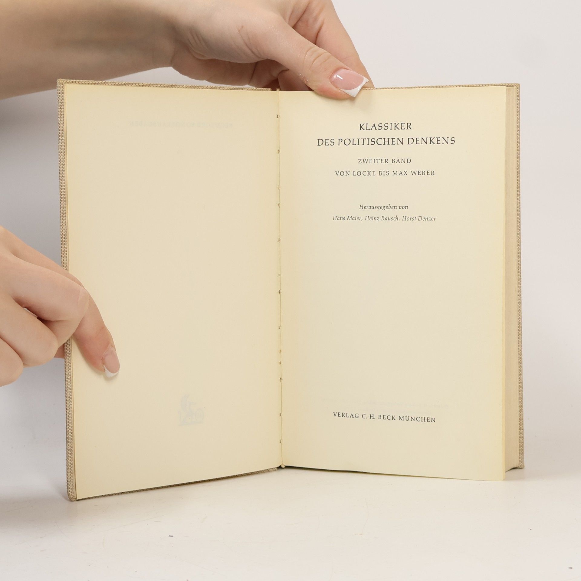 Autorenkollektiv Klassiker des Politischen Denkens II.