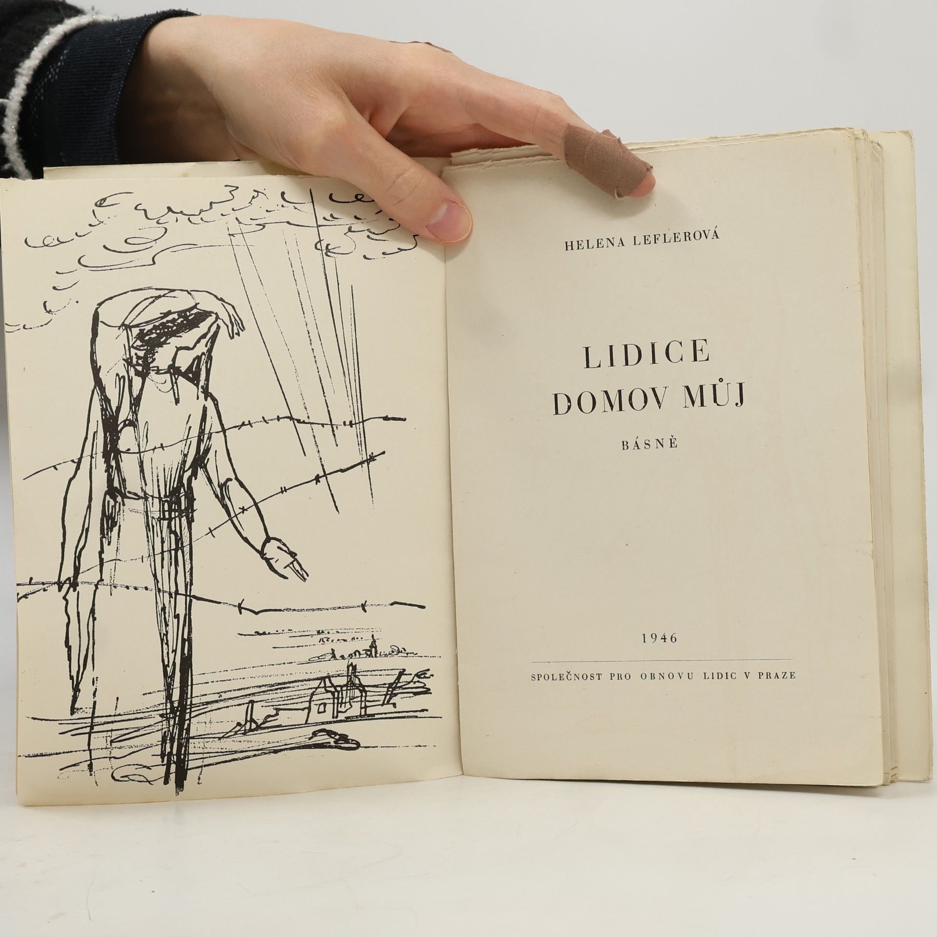 Helena Leflerová Lidice, domov můj. Básně