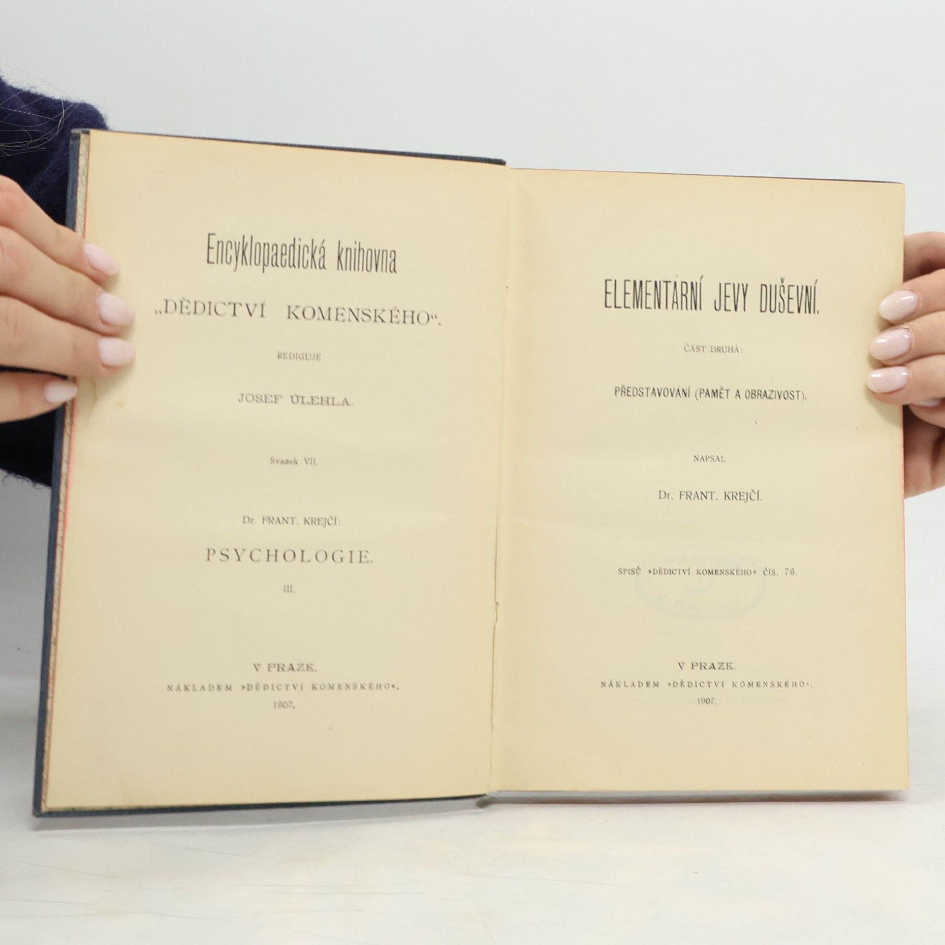 František Václav Krejčí Psychologie III.