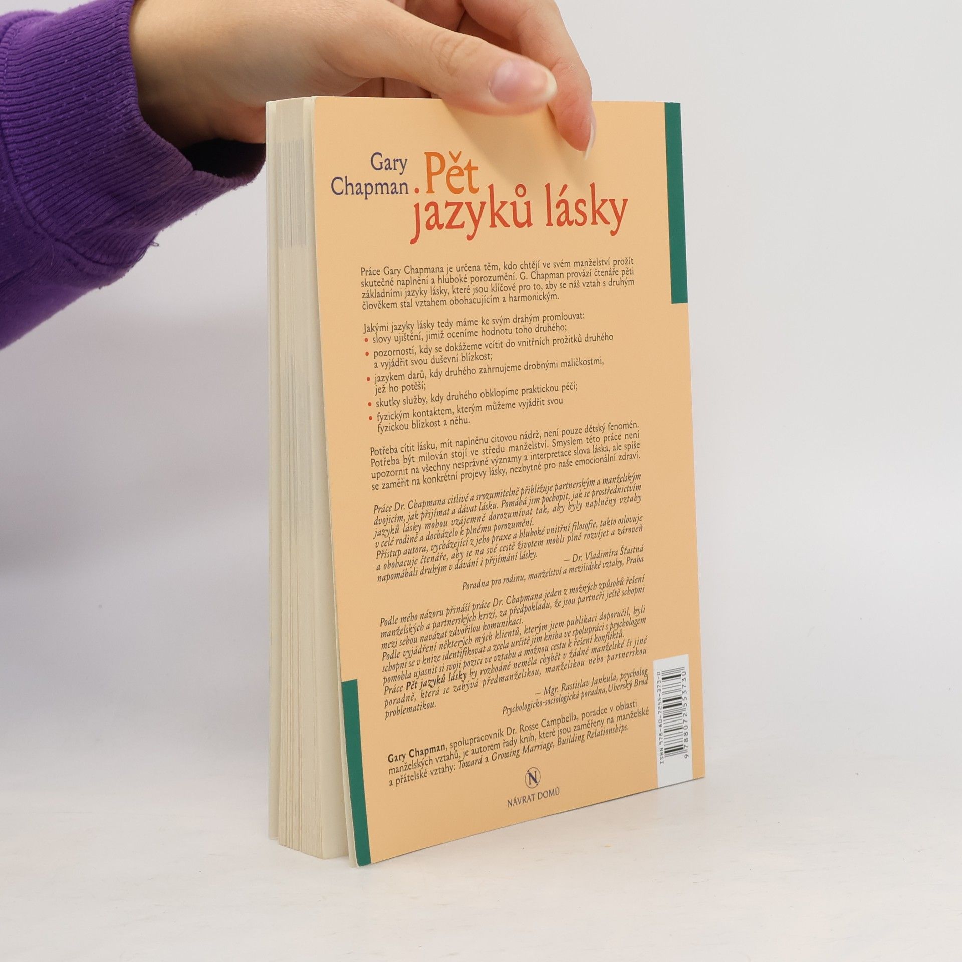 Gary Chapman Pět jazyků lásky