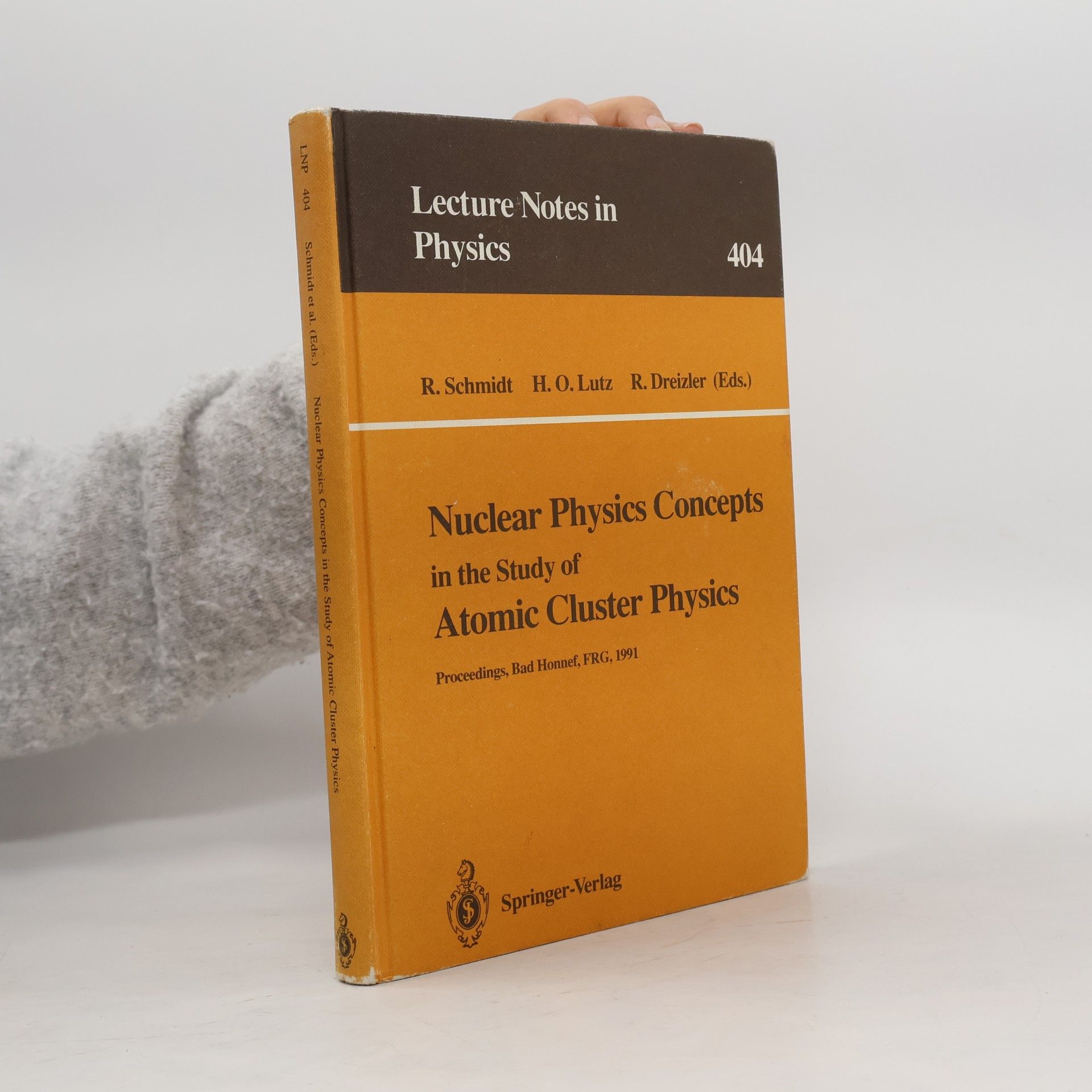 Lecture Notes in Physics - 404: Nuclear Physics Concepts in the Study of Atomic Cluster Physics