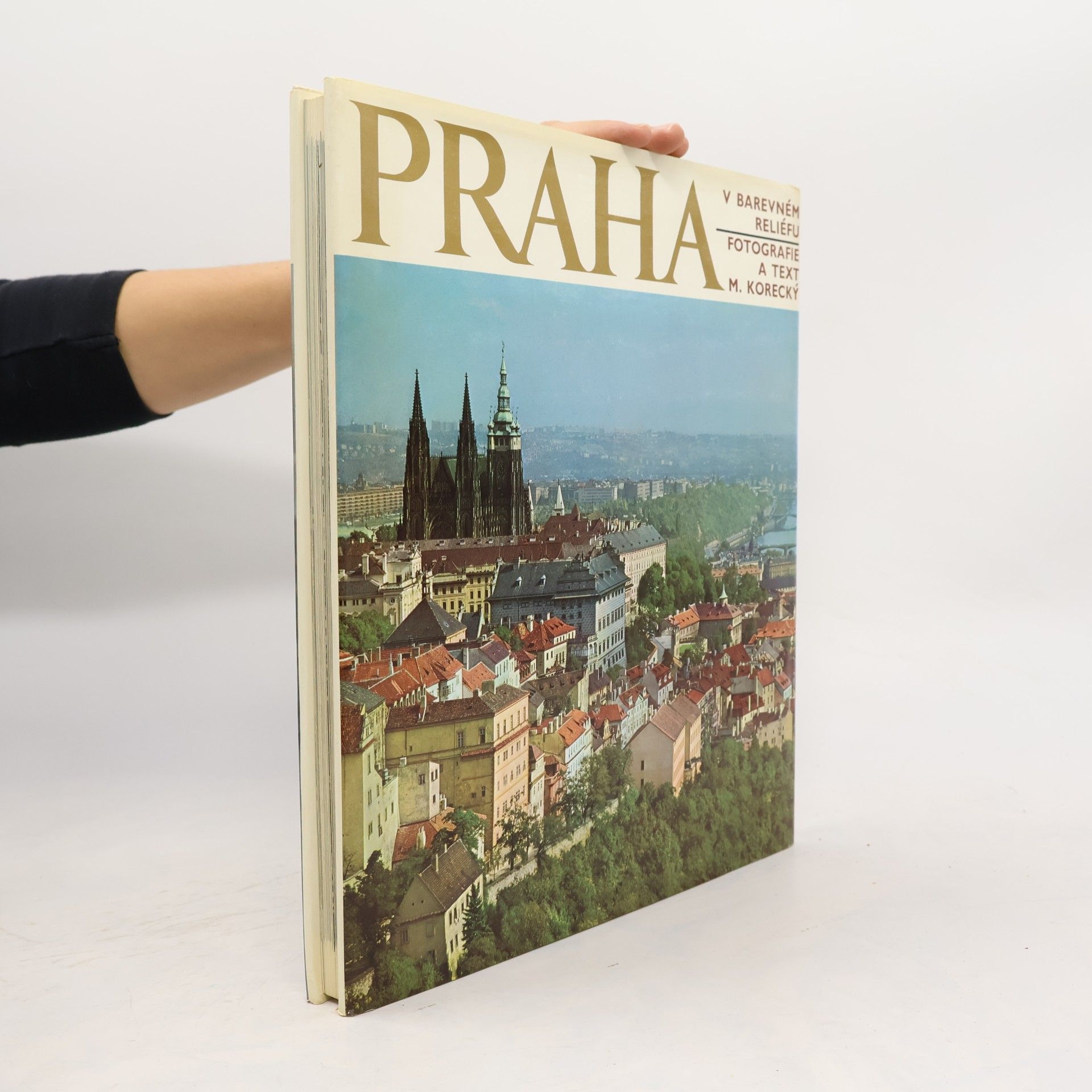 Miroslav Korecký Praha v barevném reliéfu