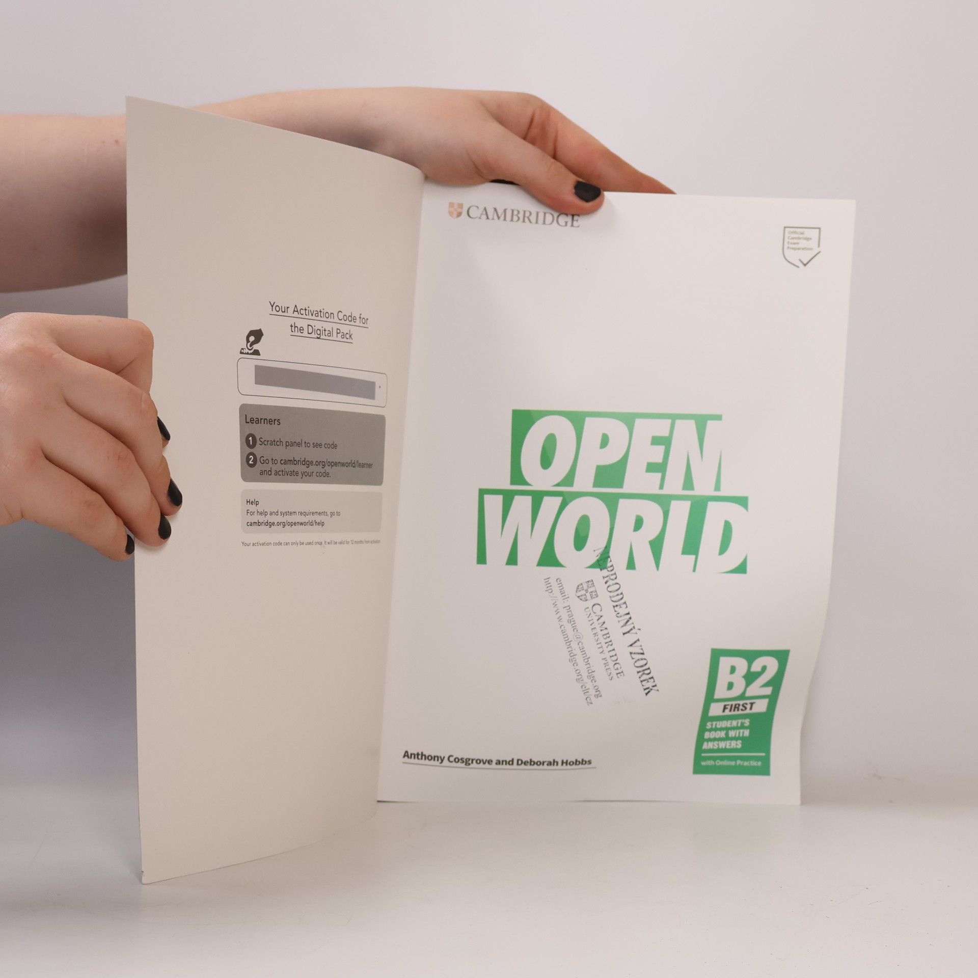 Claire Wijayatilake Open world. B2 First, Workbook with Answers