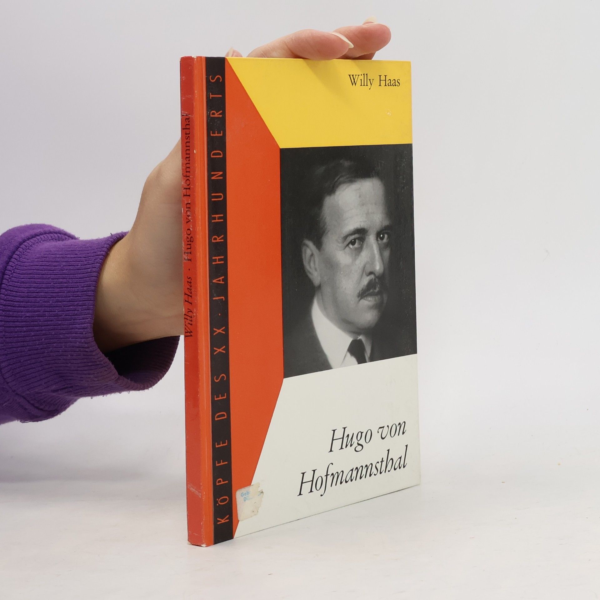 Willy Haas Hugo von Hofmannsthal