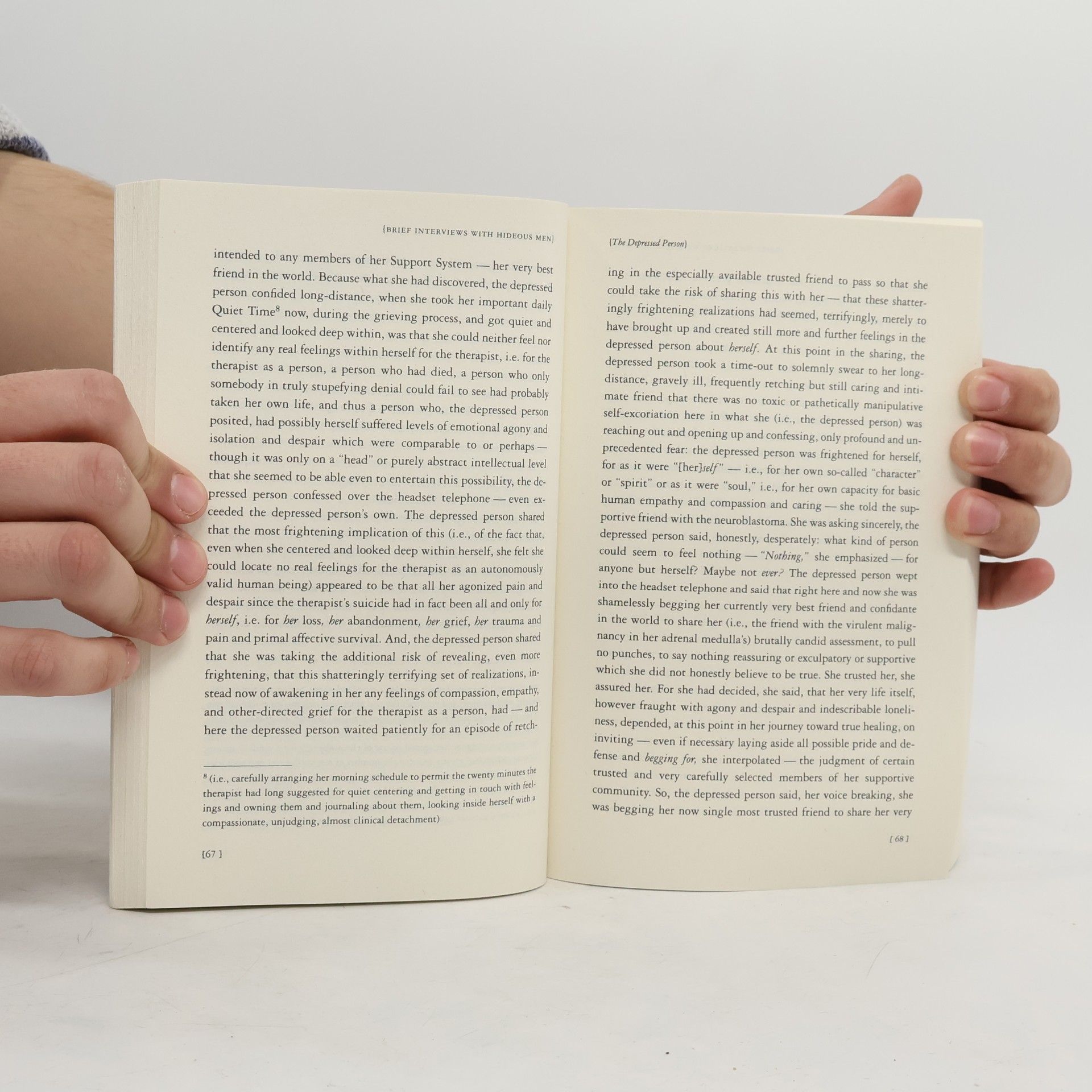 David Foster Wallace Brief Interviews with Hideous Men. Kurze Interviews mit fiesen Männern, englische Ausgabe