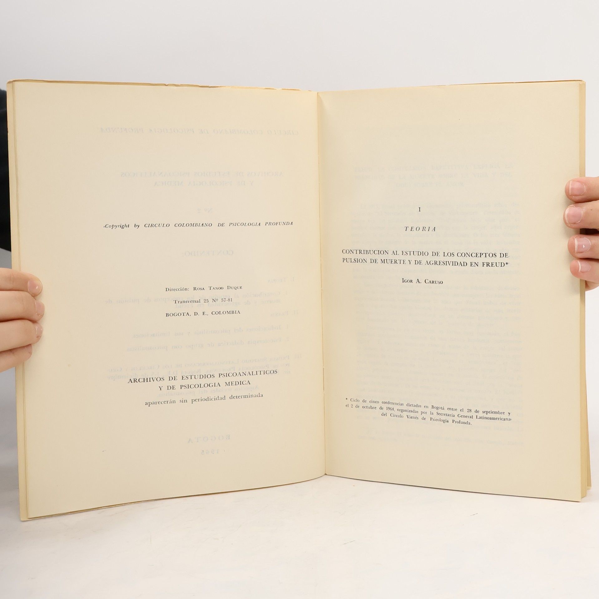 Auteurscollectief Archivos de Estudios Psicoanalíticos y de Psicología Médica 2