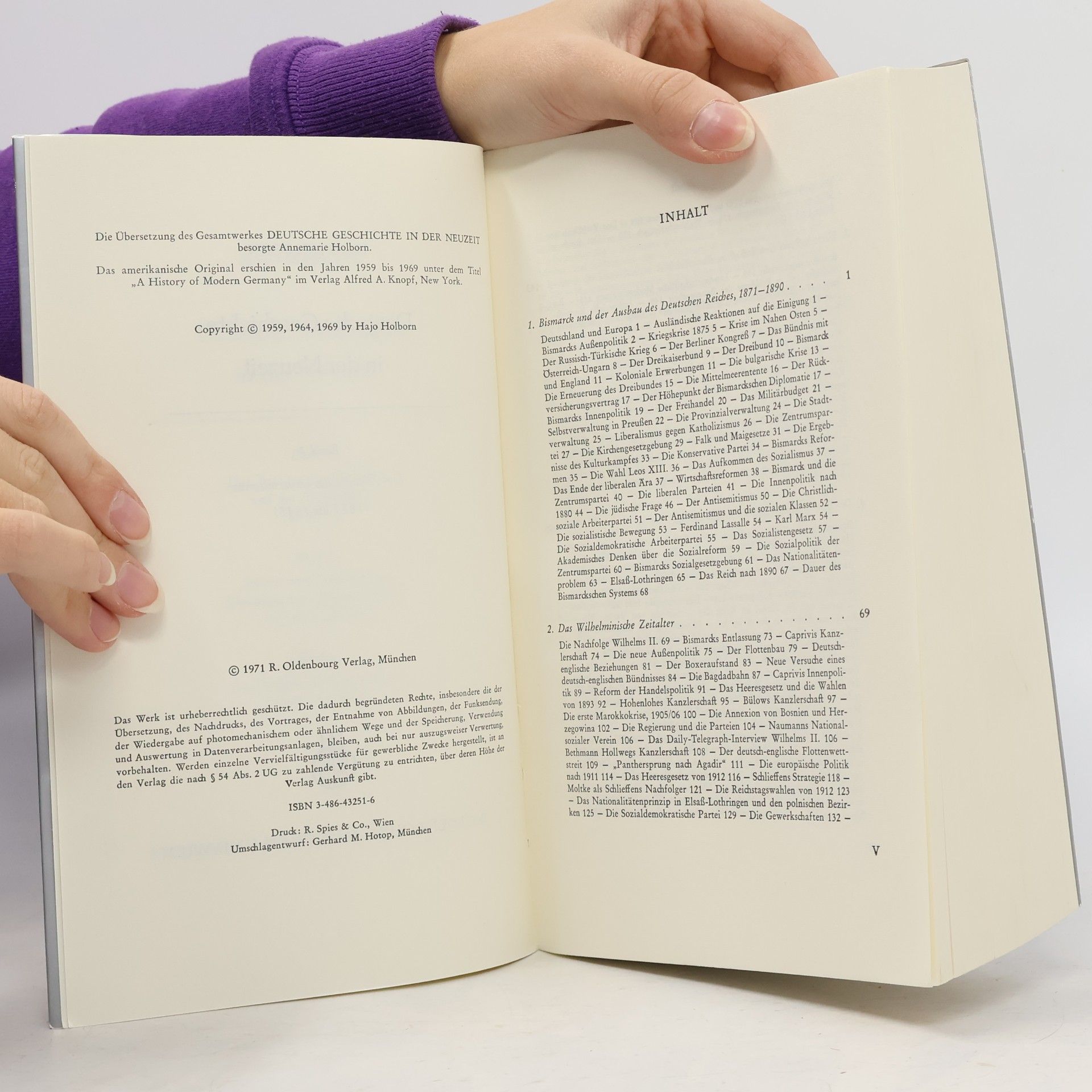 Hajo Holborn Deutsche Geschichte in der Neuzeit