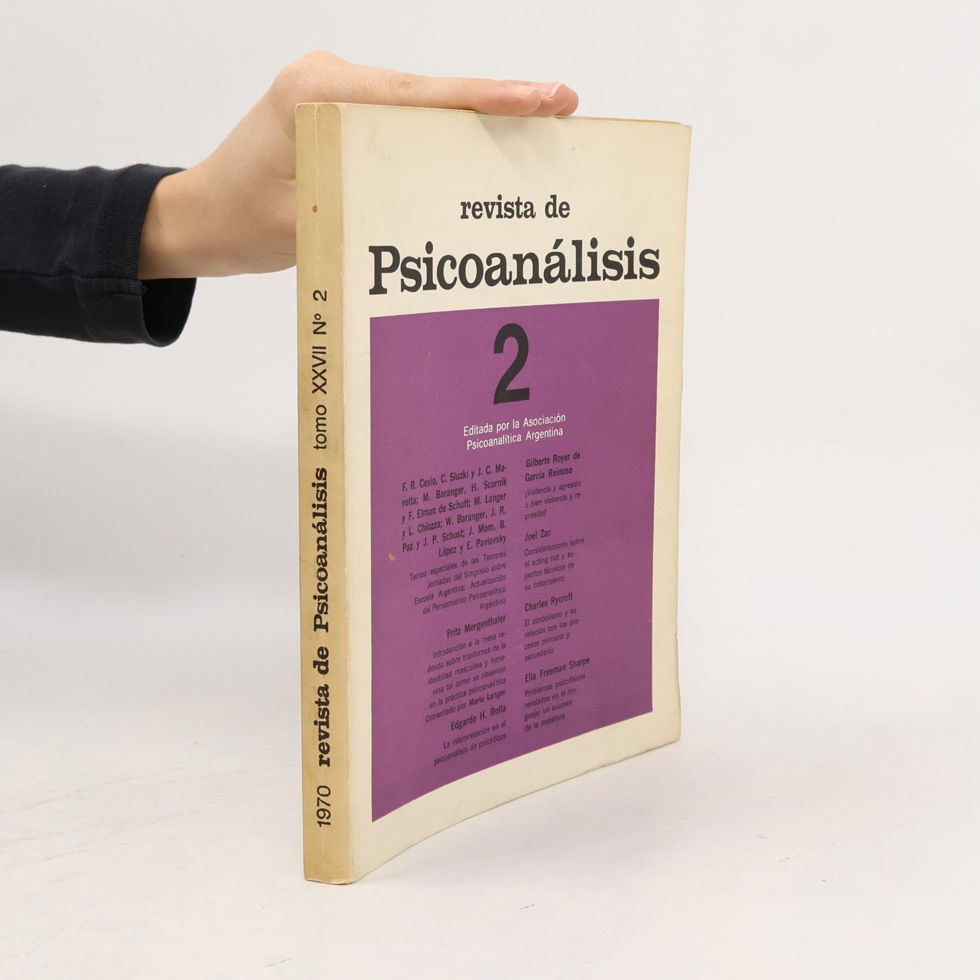 Auteurscollectief Revista de Psicoanálisis 2