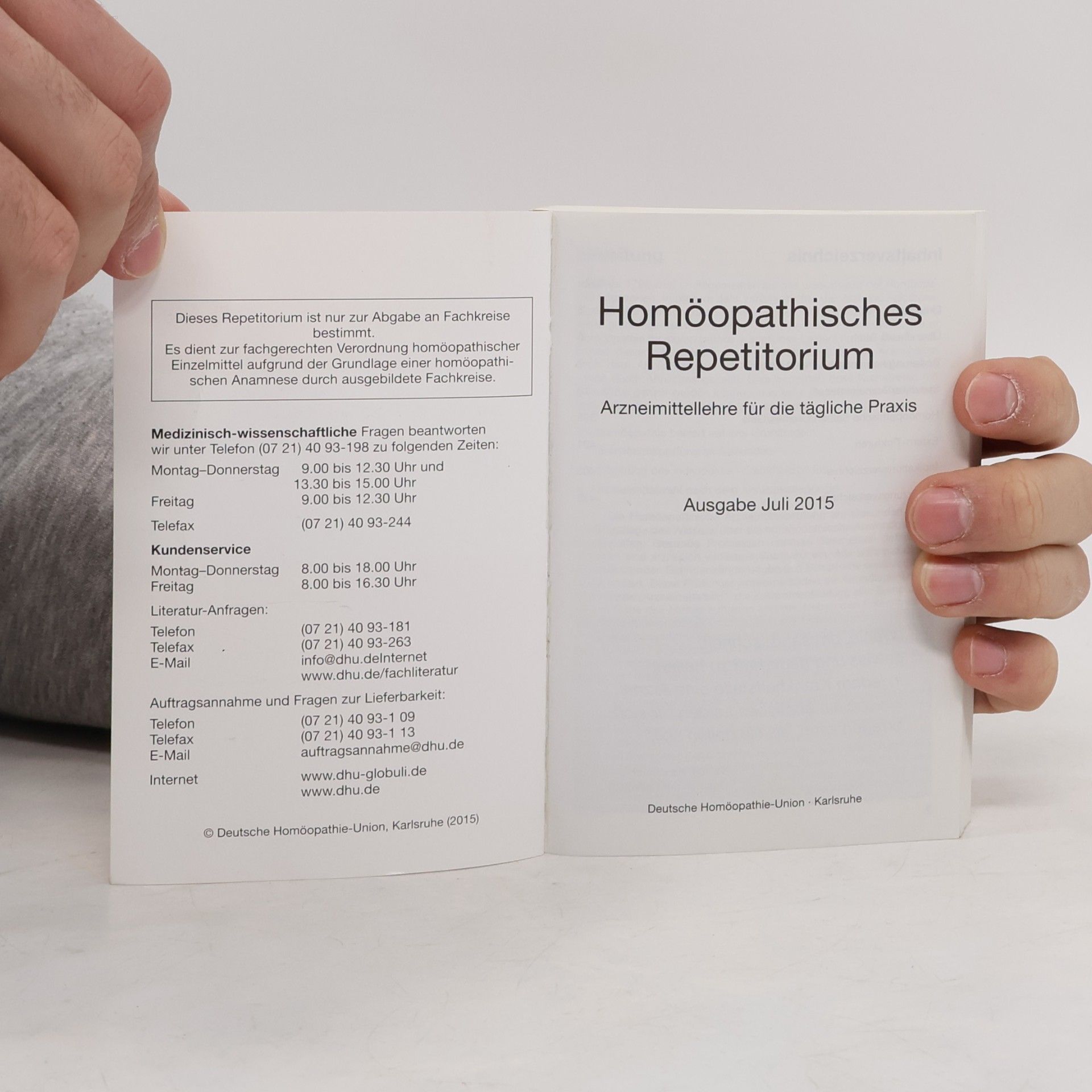 Kolektiv autorů Homöopathisches Repetitorium