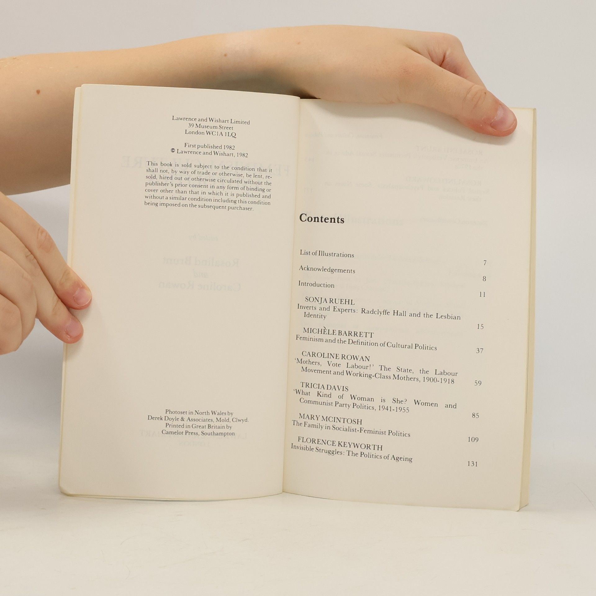Various authors Feminism, Culture and Politics