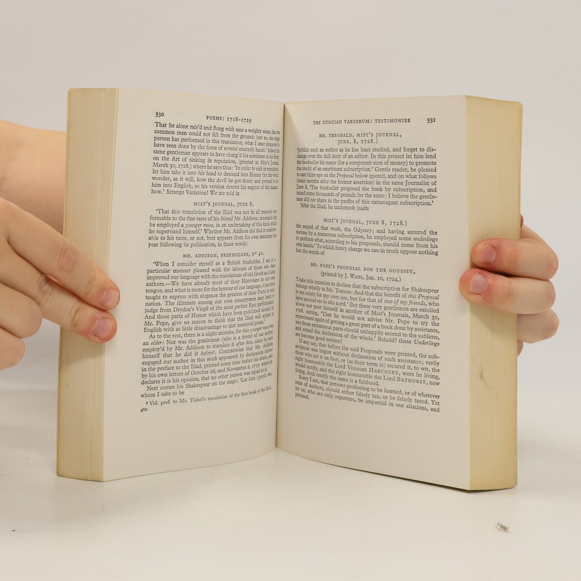 Alexander Pope The Poems of Alexander Pope
