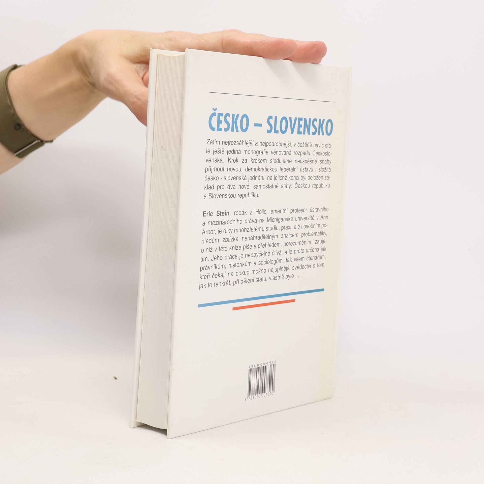 Eric Stein Česko - Slovensko: konflikt, roztržka, rozpad