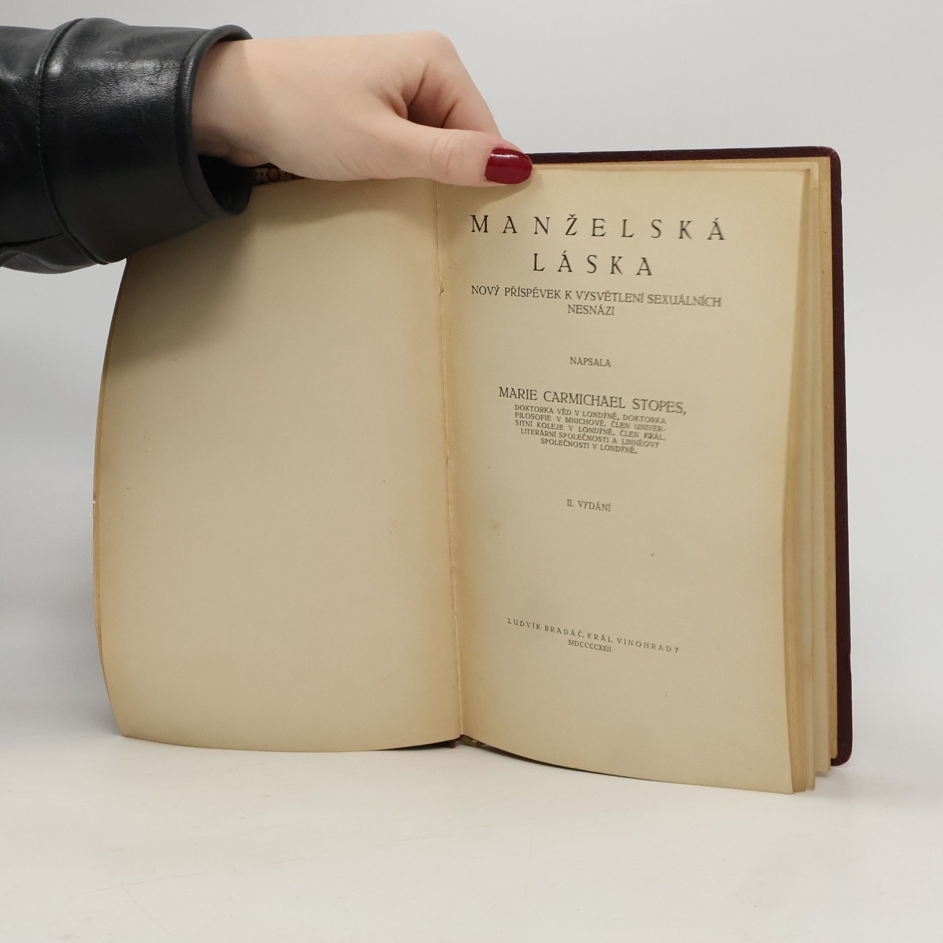 Marie Carmichael Stopes Manželská láska