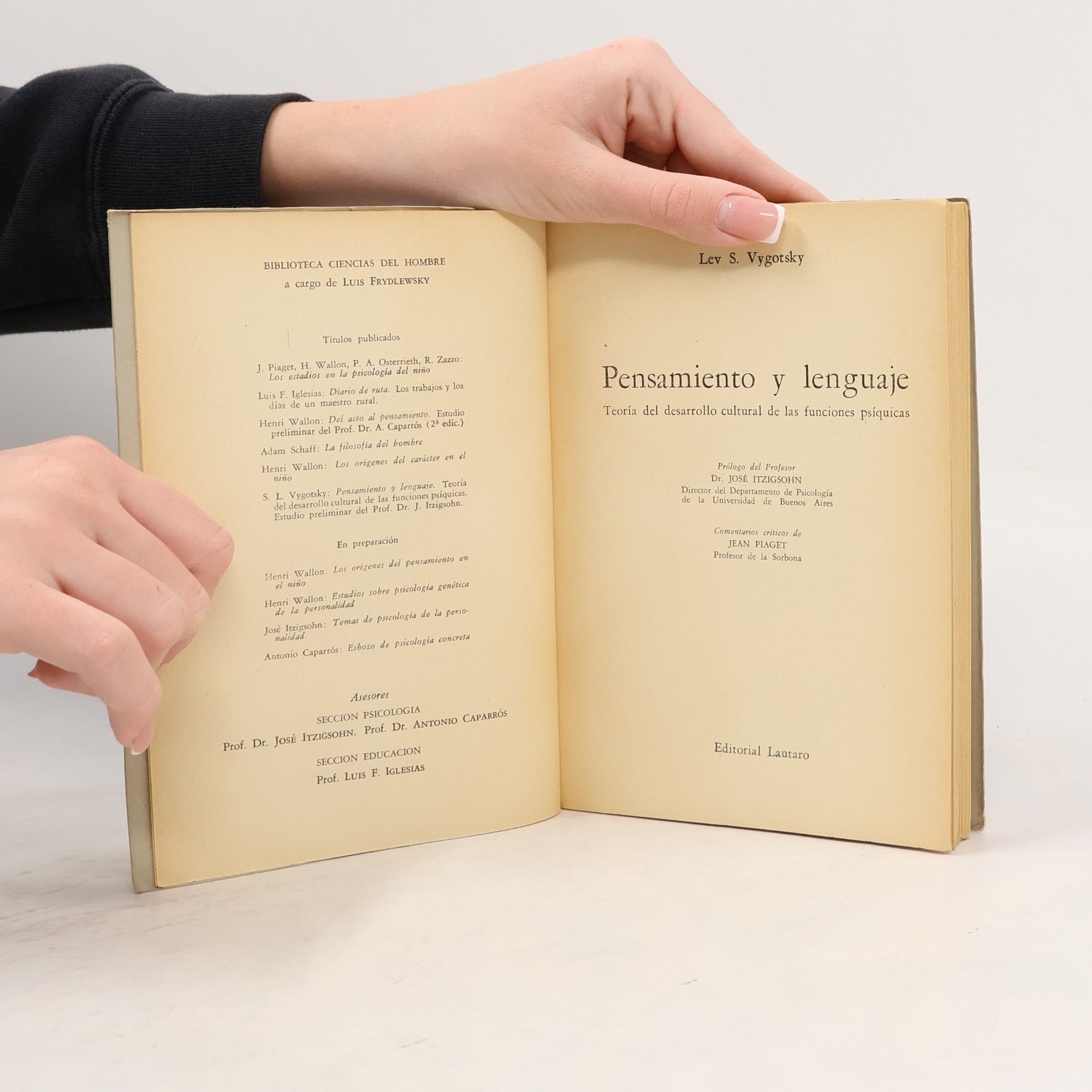 Lev S. Vygotsky Pensamiento y lenguaje