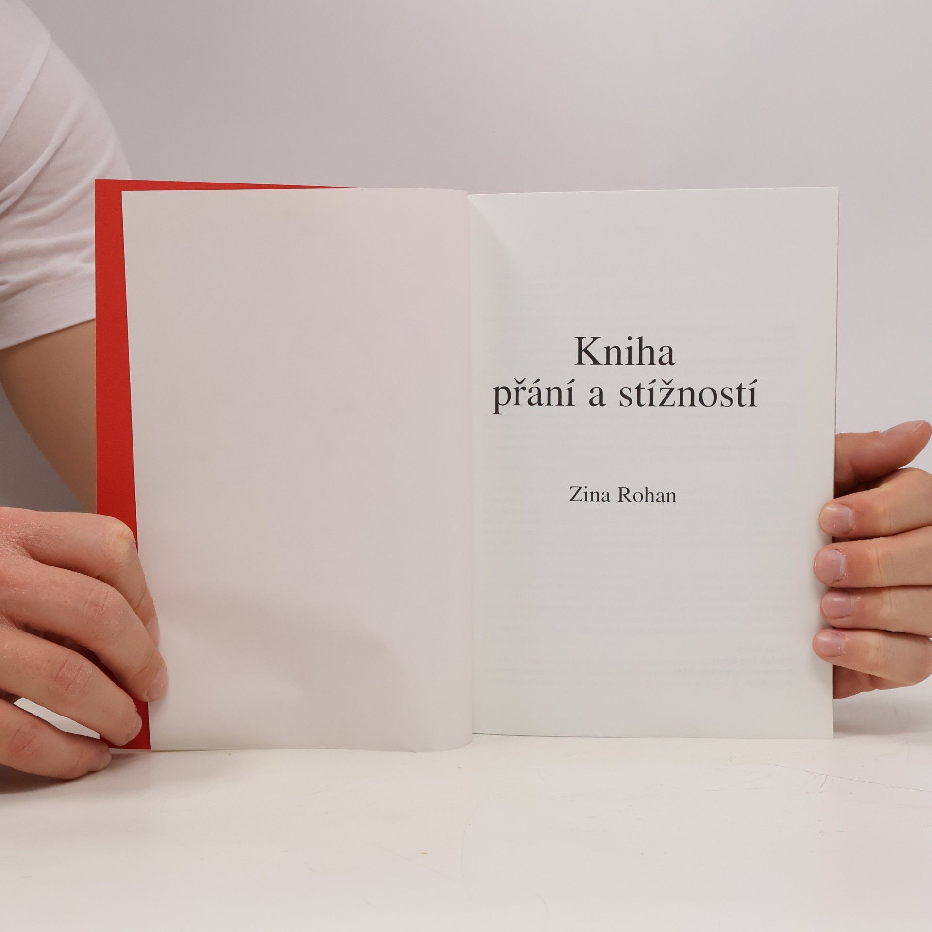 Zina Rohan Kniha přání a stížností