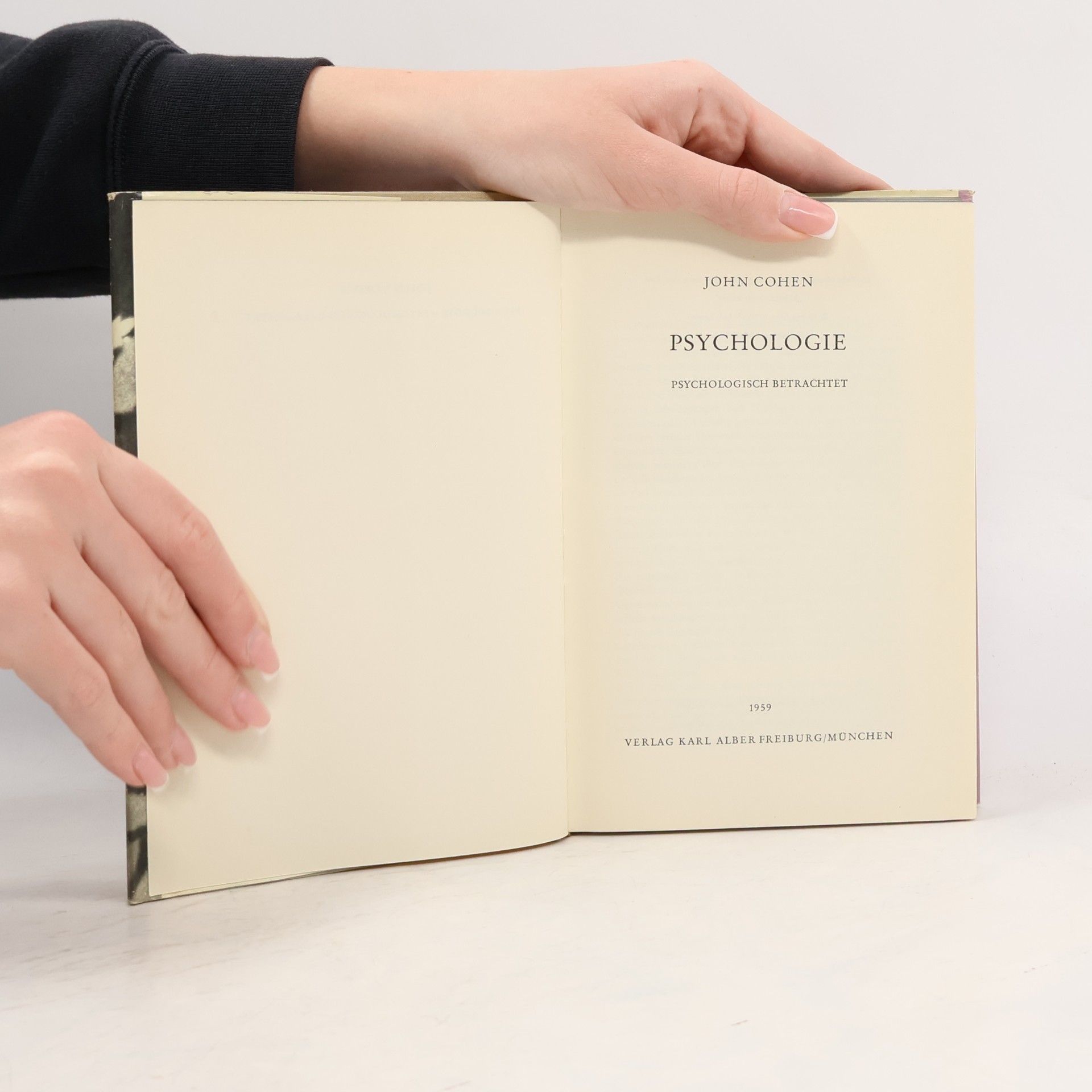John Cohen Psychologie psychologisch betrachtet
