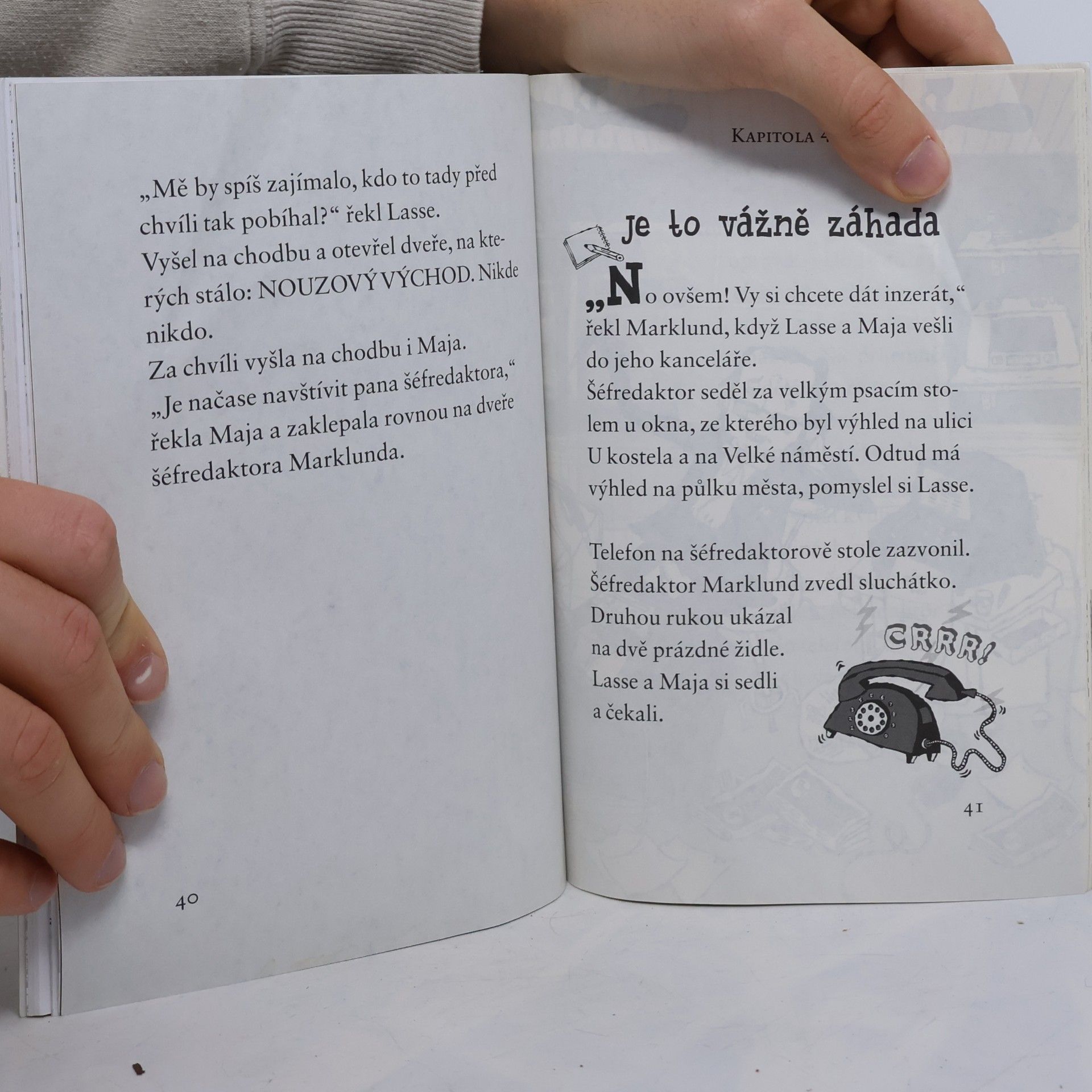 Martin Widmark Záhada v novinách