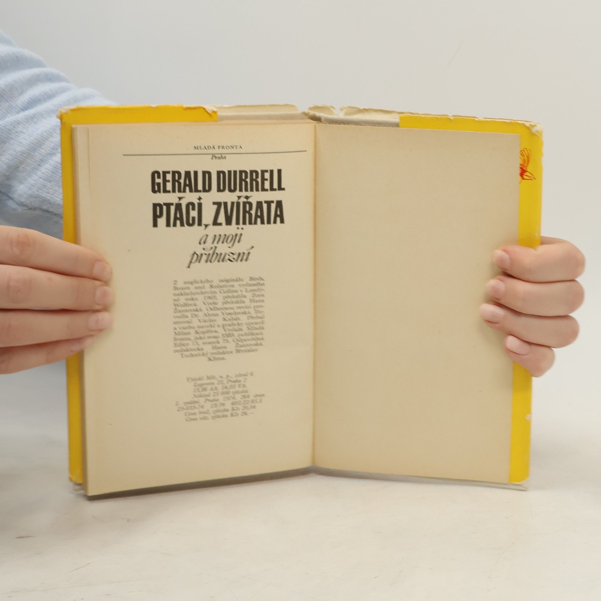 Gerald Durrell Ptáci, zvířata a moji příbuzní