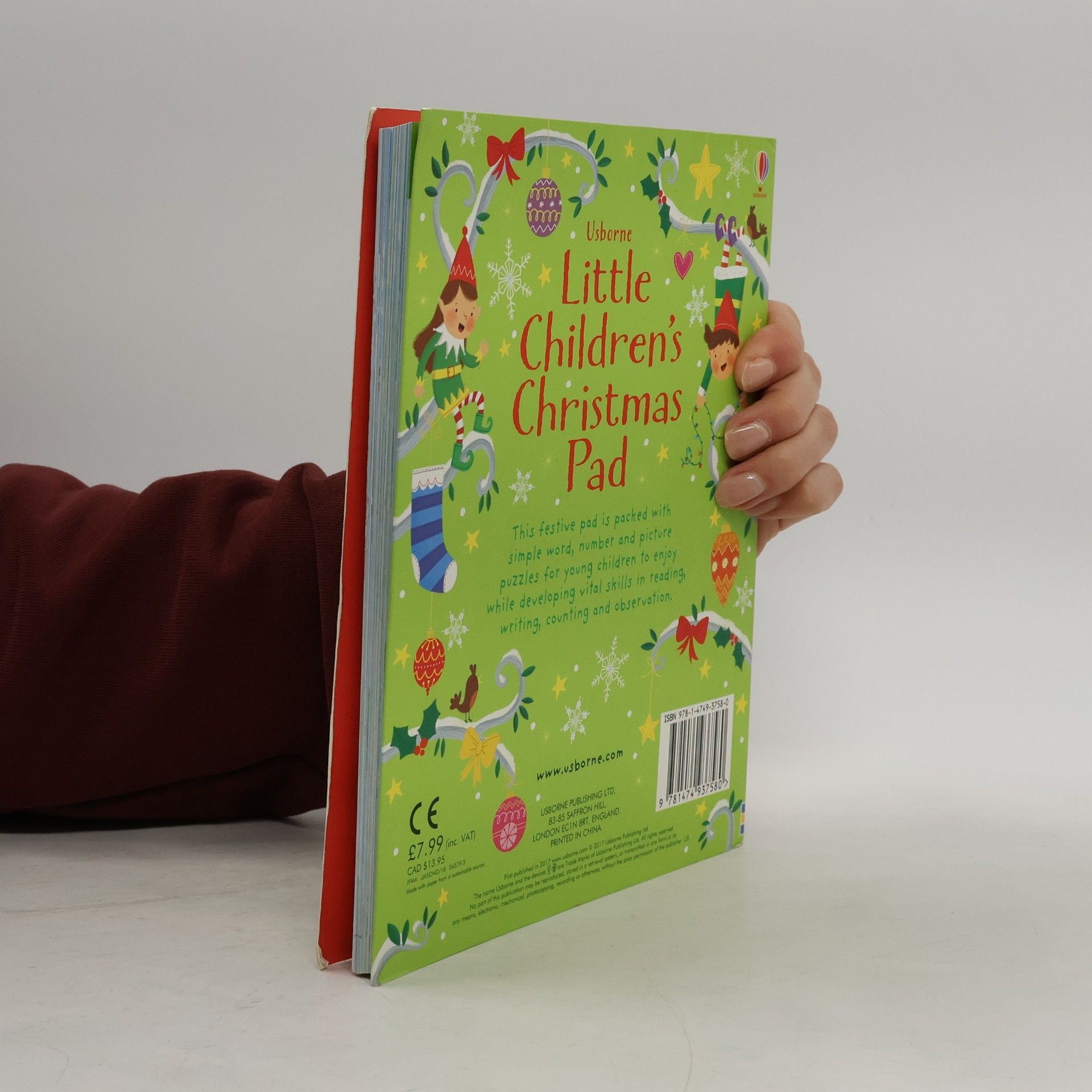 Kirsteen Robson Little Childrens Christmas Activity Pad
