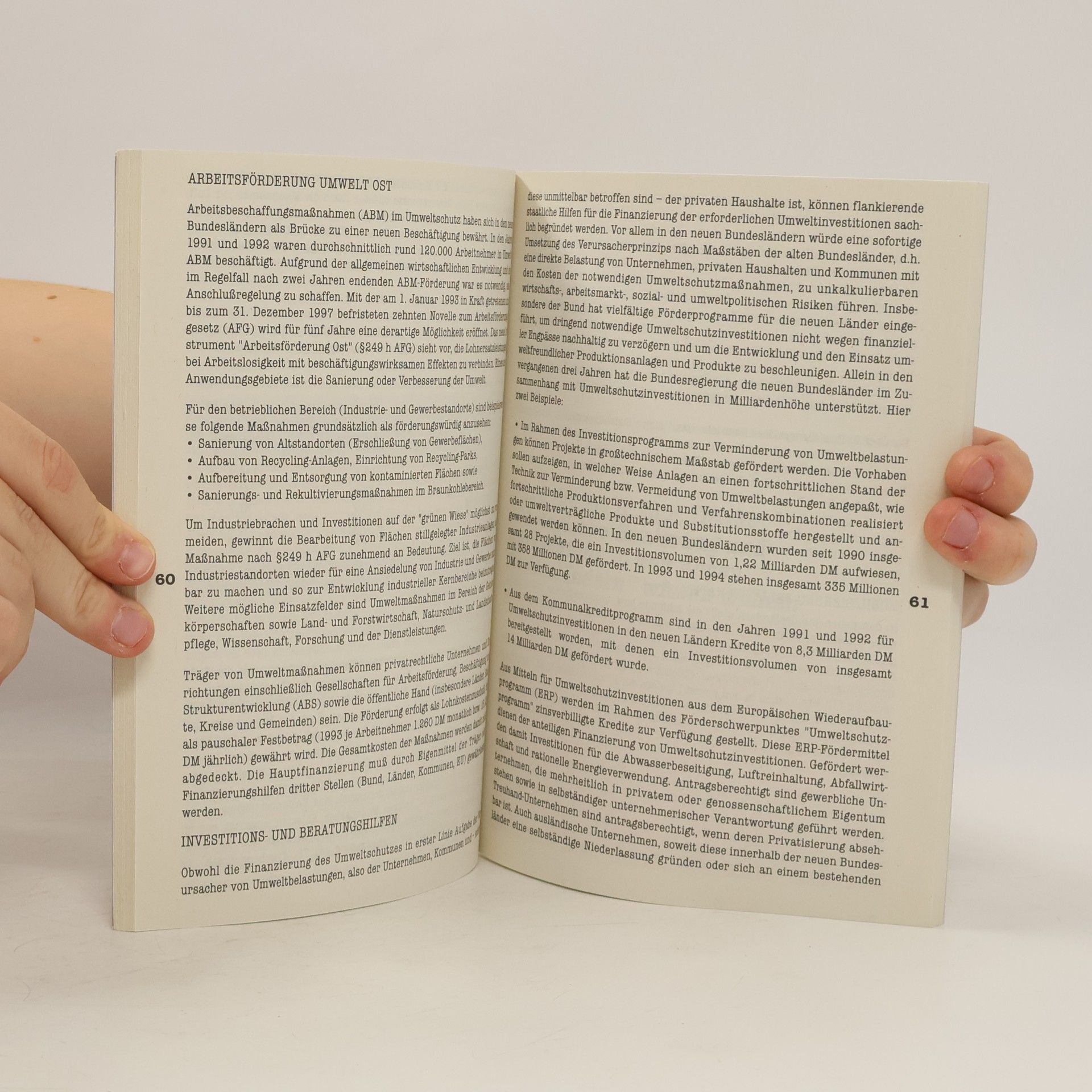 Autorenkollektiv Umweltschutz, ein Wirtschaftsfaktor
