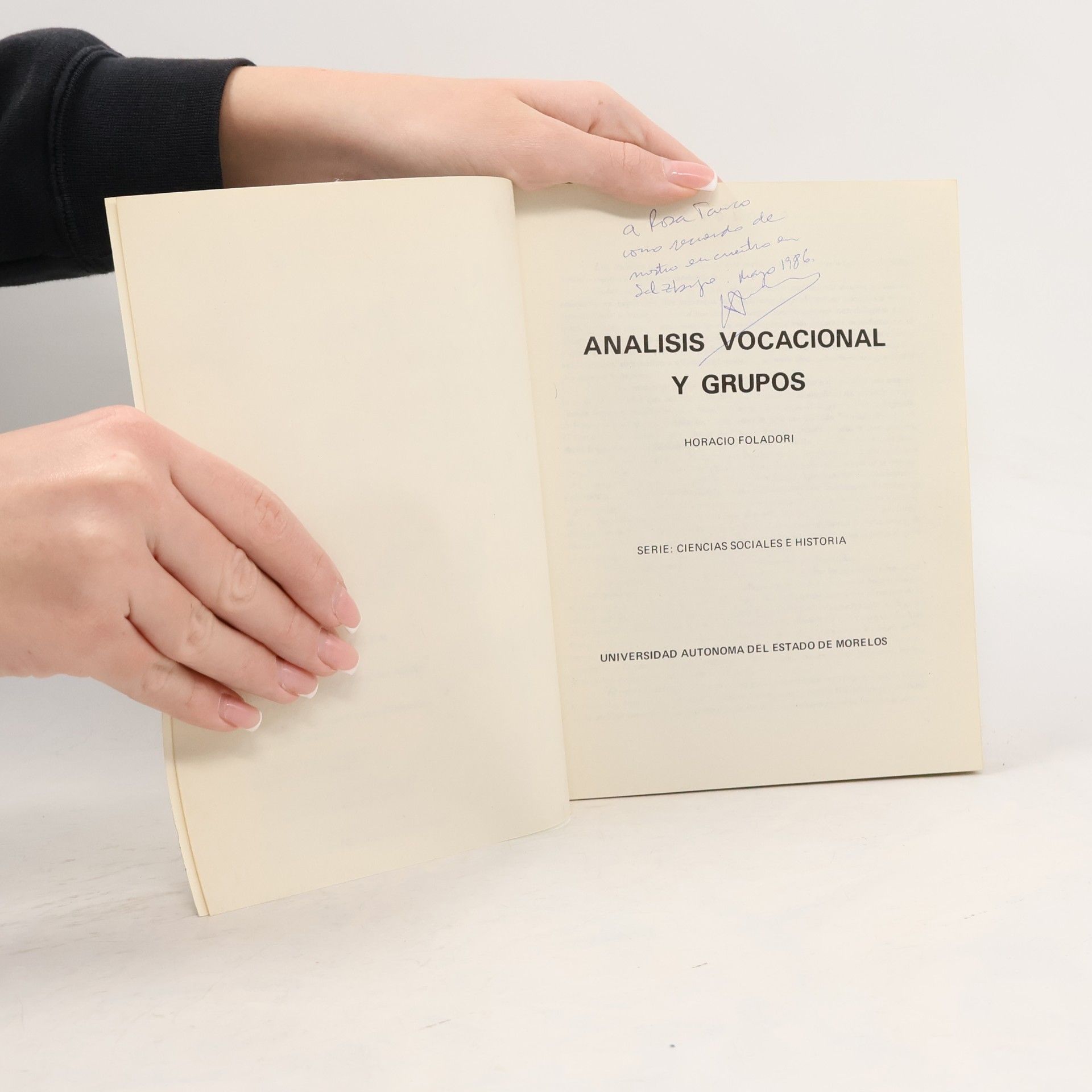 Horacio Foladori Análisis Vocacional y Grupos